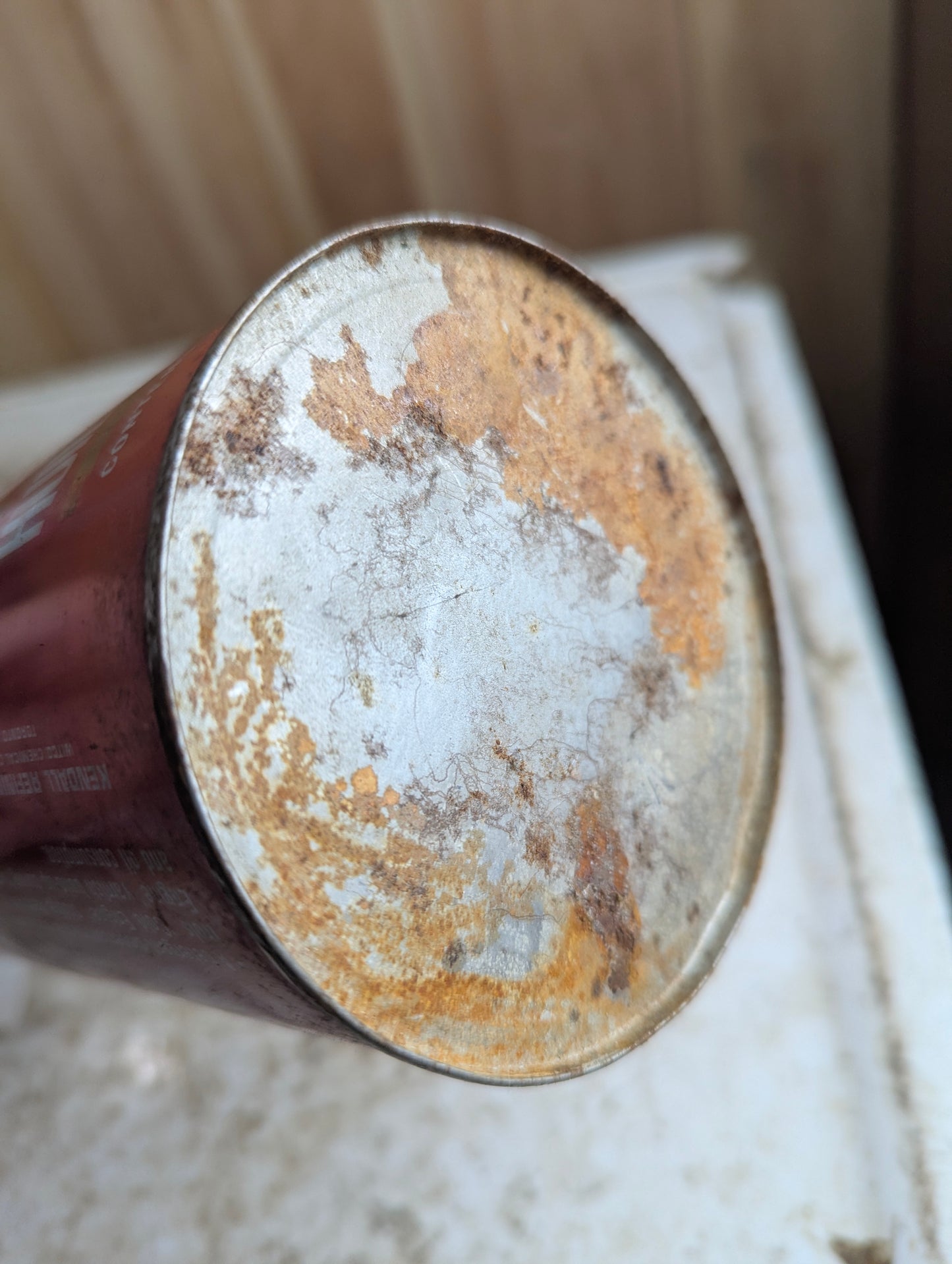 Vintage Kendall Dual-Action One-Quart Motor Oil Can