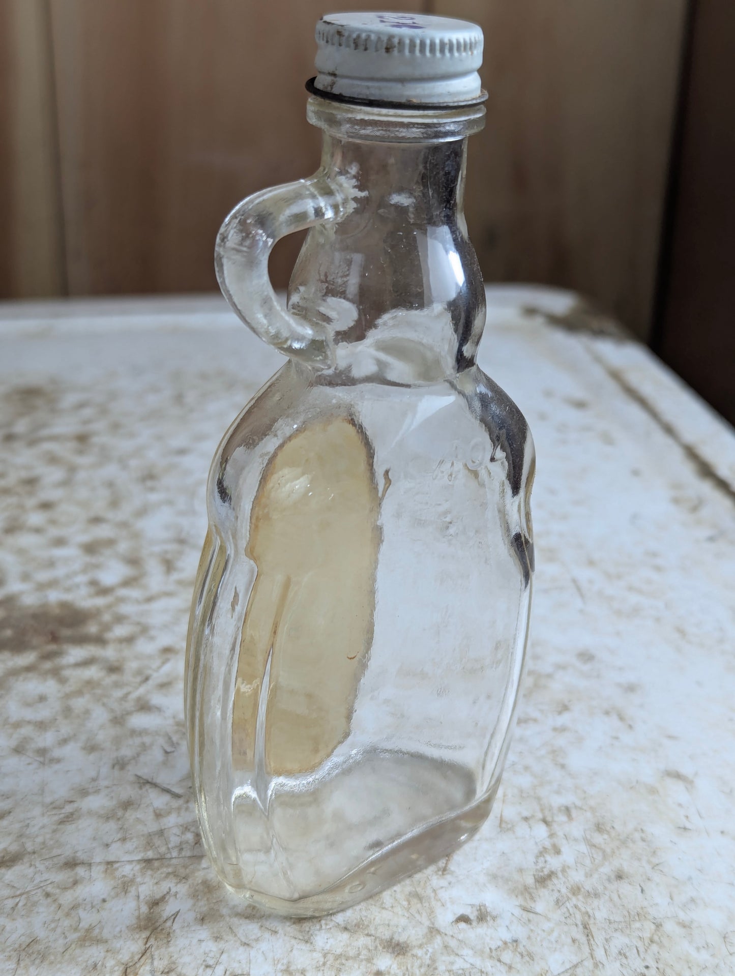 Vintage Glenwood 4oz Artificial Vanila Extract Bottle with Original Lid and Label