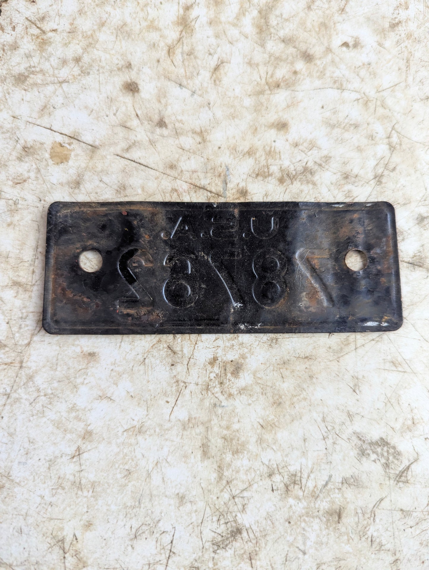 1930s US Army Bicycle Property Registration Tag