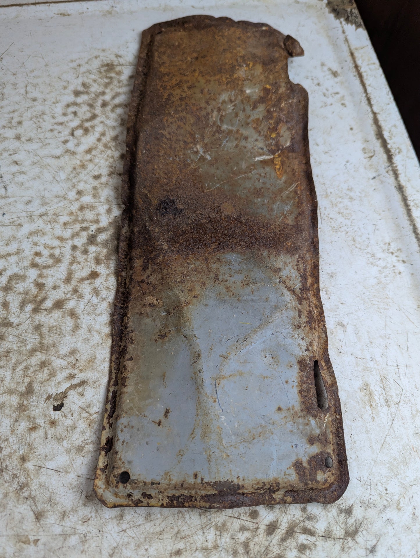 Antique 1919 Ontario Passenger License Plate