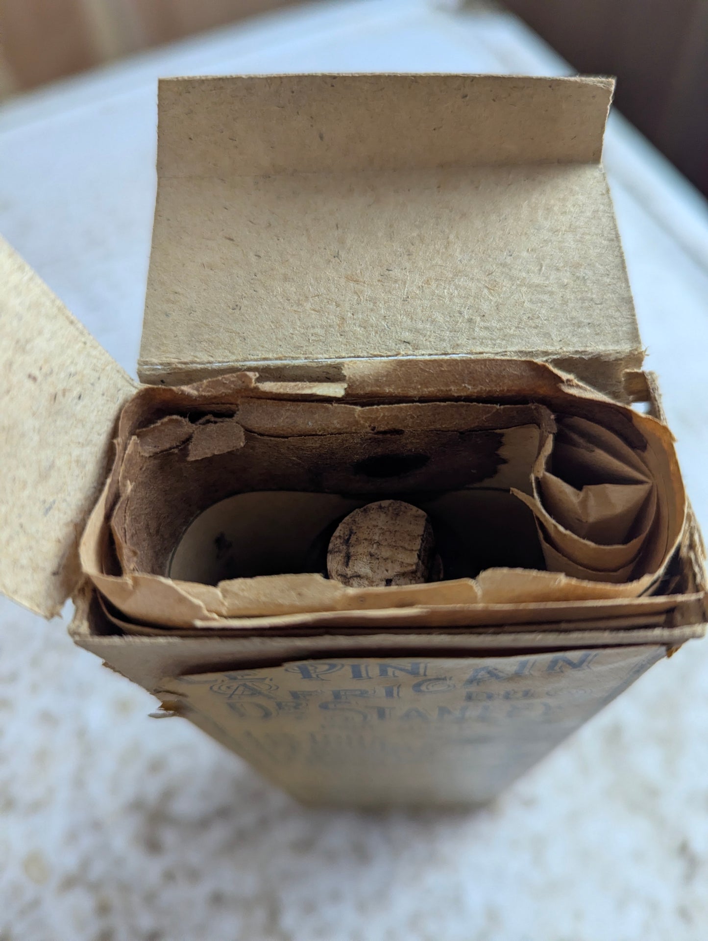 Dr. Stanley's African Pine Patent Medicine Bottle in Original Packaging with Pamphlet
