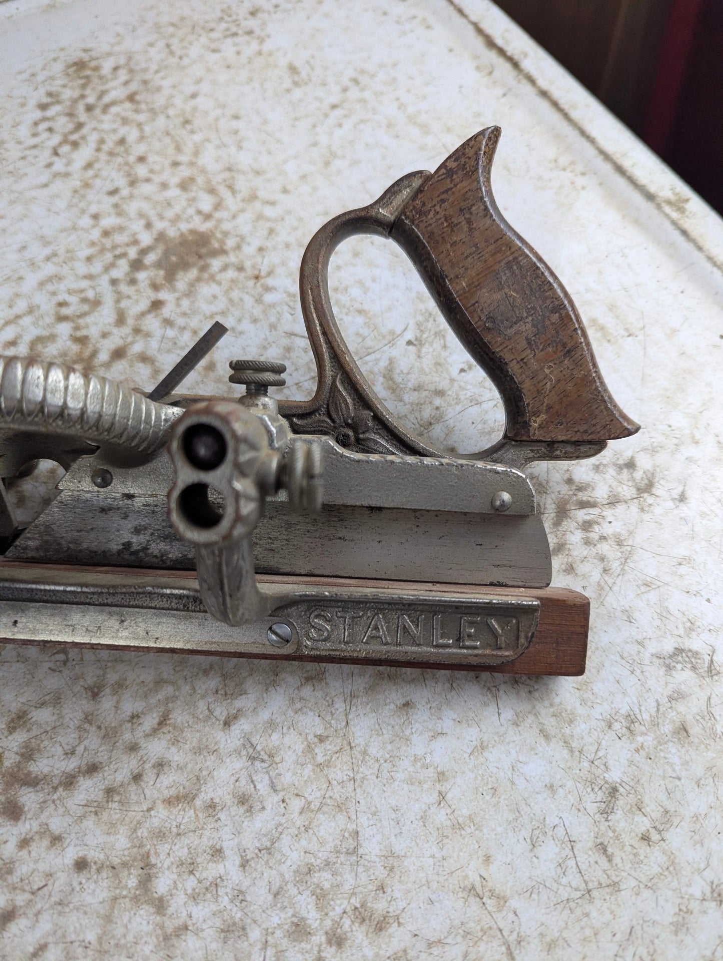 Antique Stanley No. 45 Combination Plane with Fence, Side, Bars, and Depth Stop