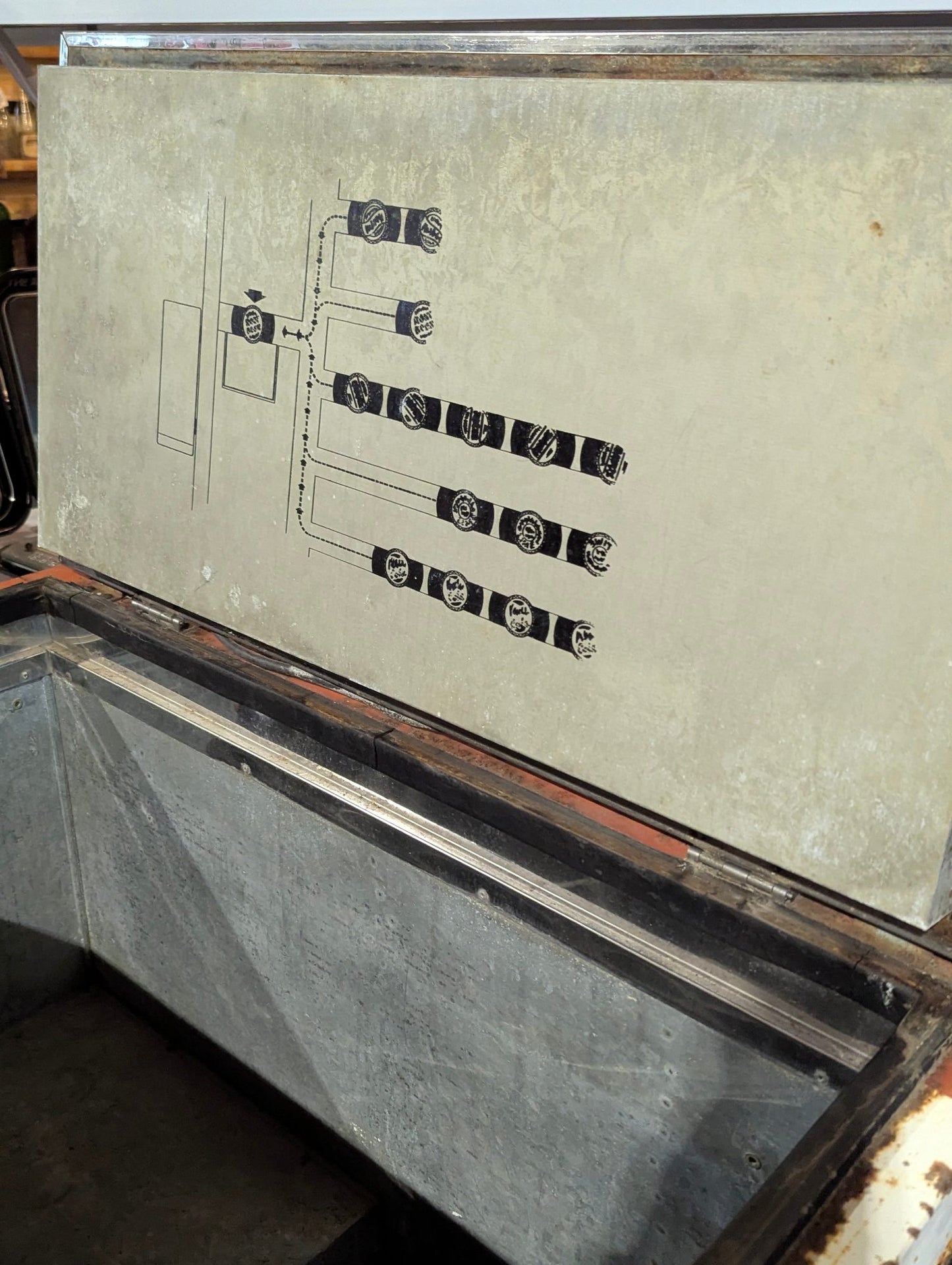 Vintage Ideal Pepsi-Cola Cooler - No Slider or Coin Mechanism