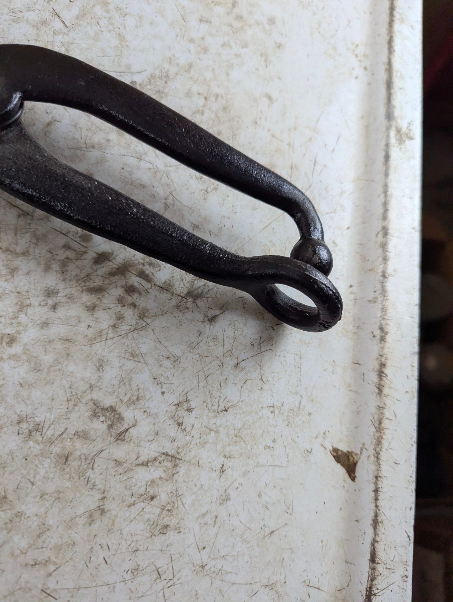 Vintage Cast Iron Ball and Ring Shoe Stretcher Leatherworking Tool