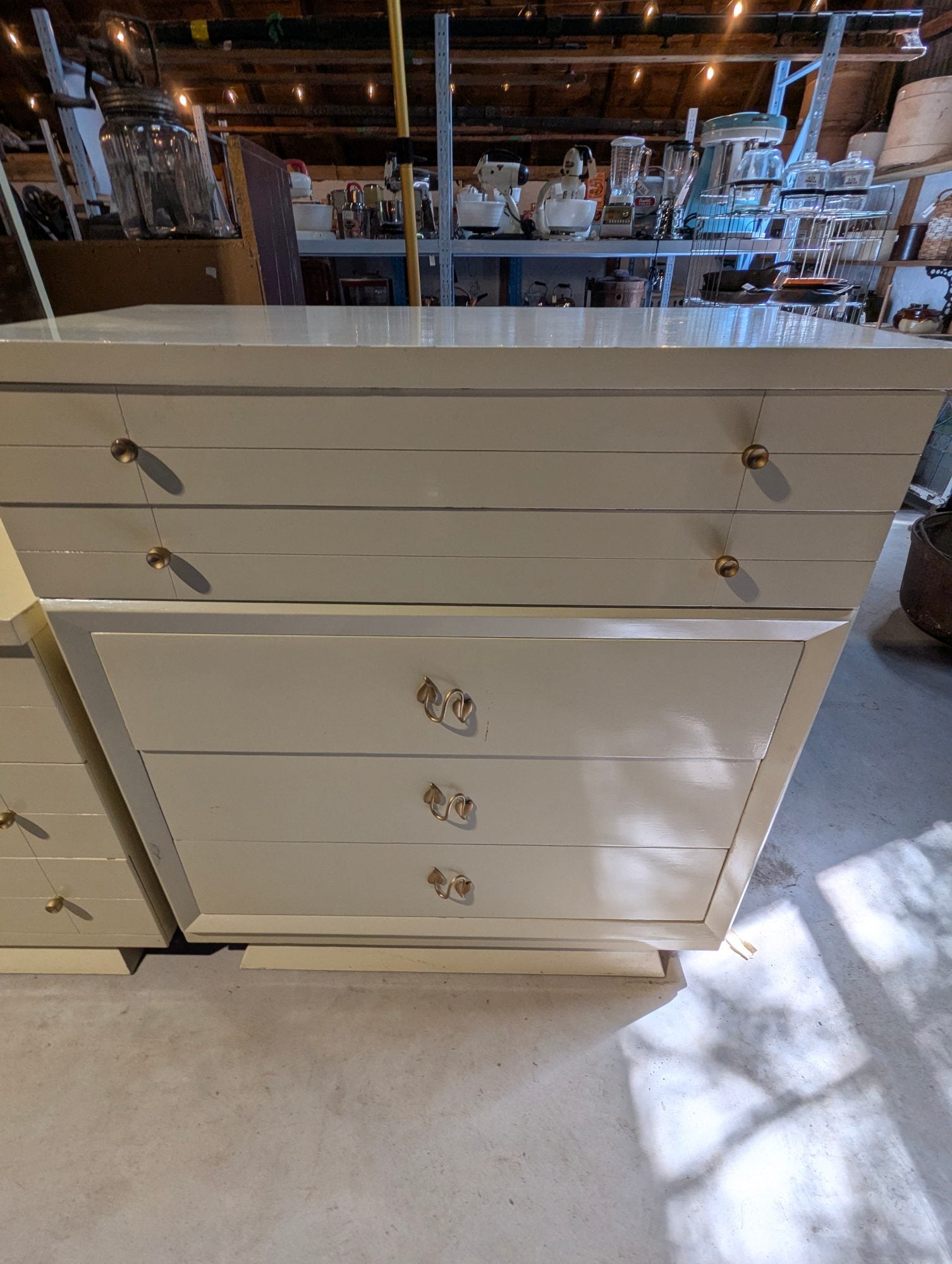 Vintage Victoriaville Mid-Century Highboy Dresser