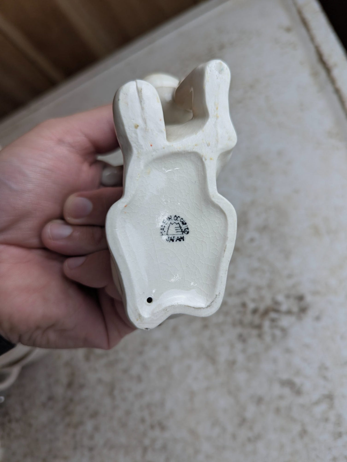 Vintage Occupied Japan Ceramic Puppy Figurine