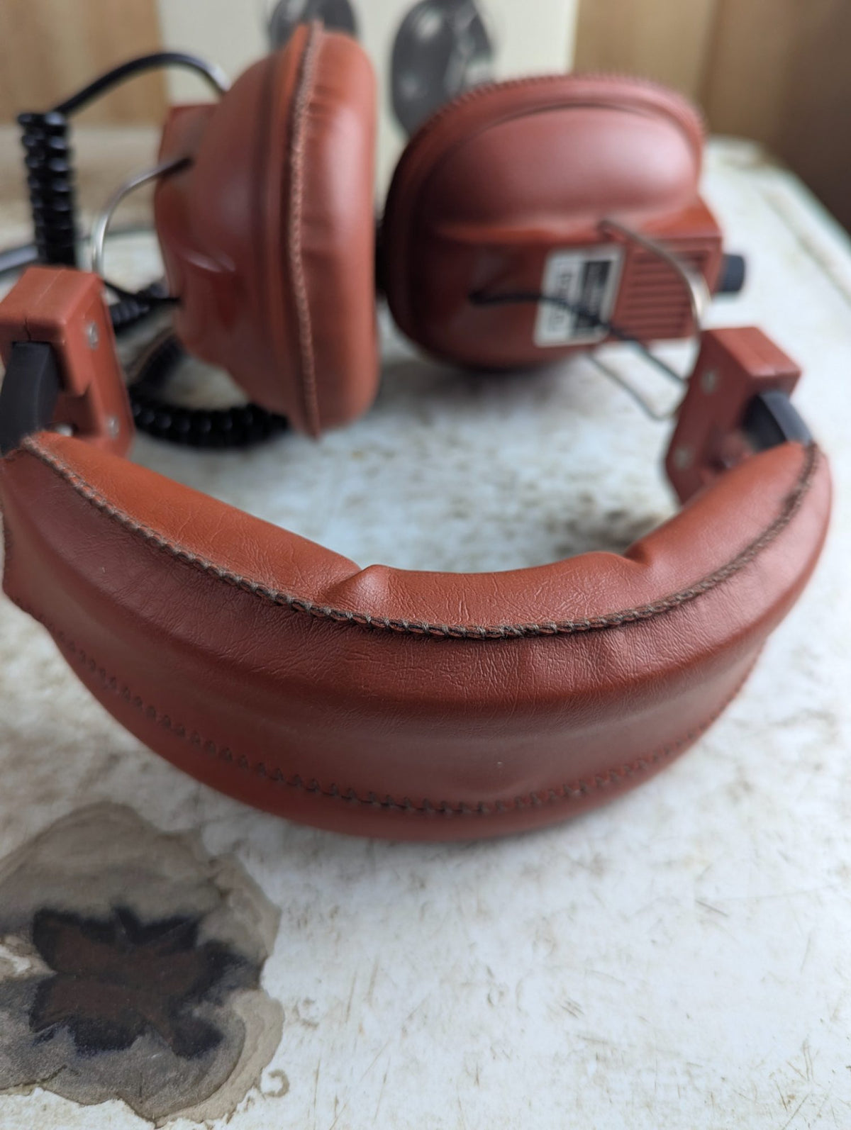 1970s Futura Dynamic Stereo Headphones - Tested Working with Box