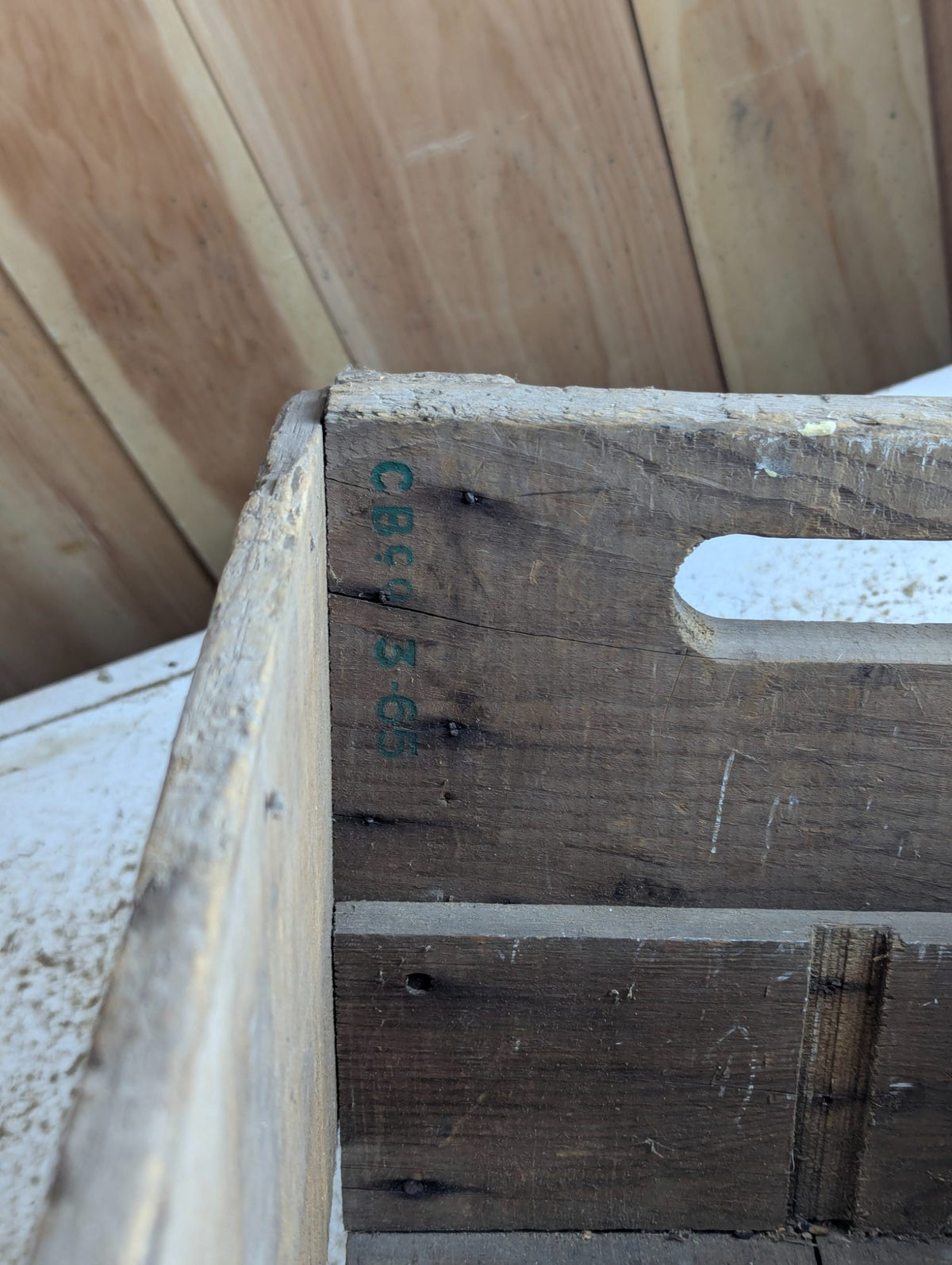 1965 Wooden Coca-Cola Soda Crate
