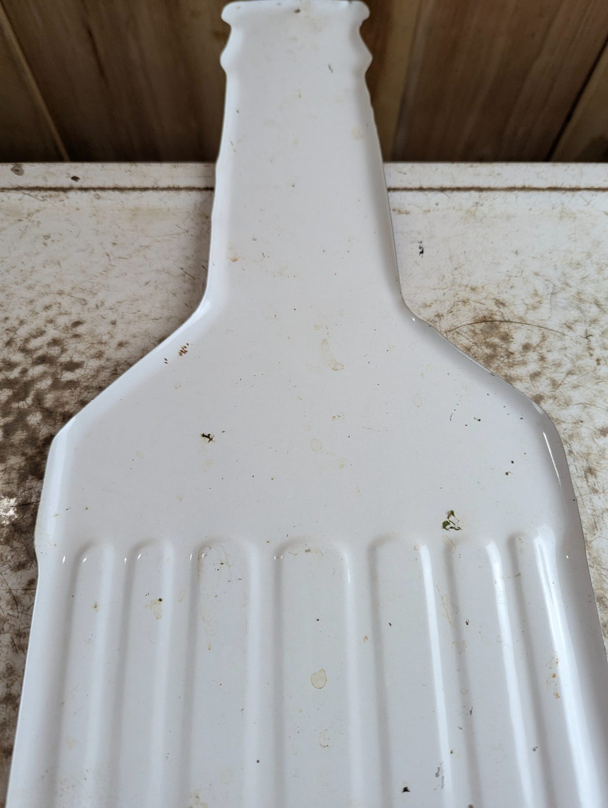 1993 Zima Metal Alcohol Advertising Sign 8.5" x 30"
