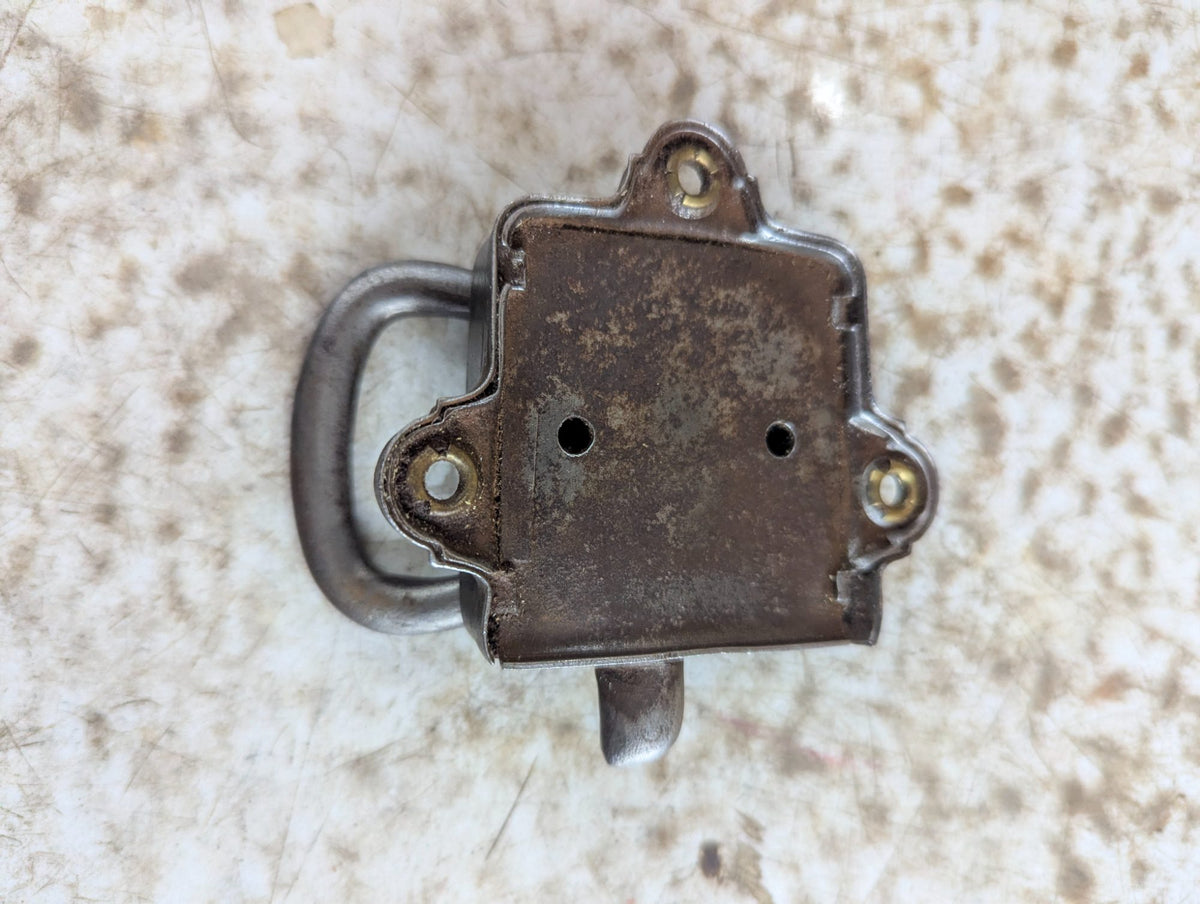 Antique Victorian Icebox door Latch and Lock - No catch