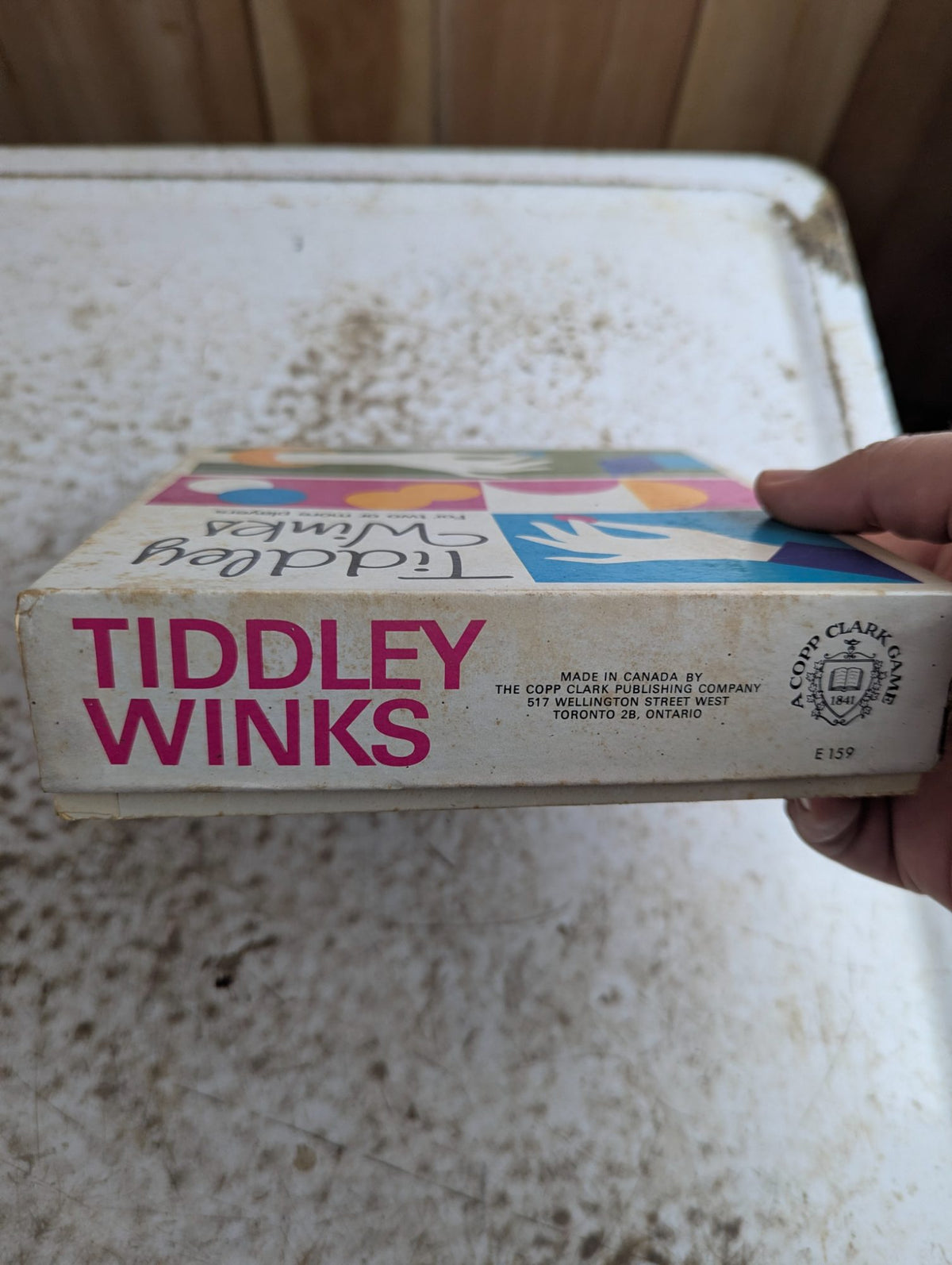 Vintage Tiddly Winks Game Set