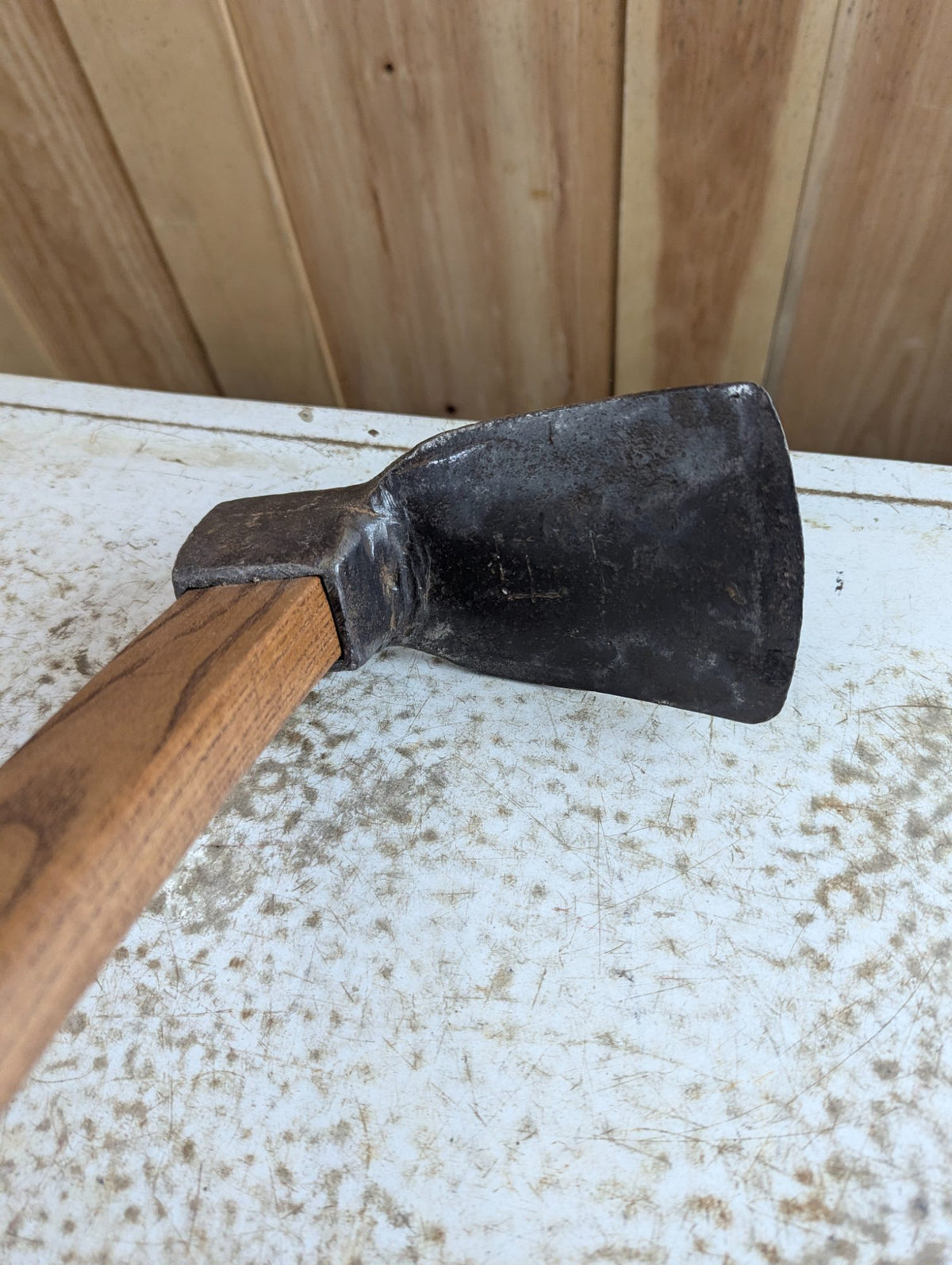 Antique Hand Forge Carpenter Shipwright Adze - Unmarked, Restored