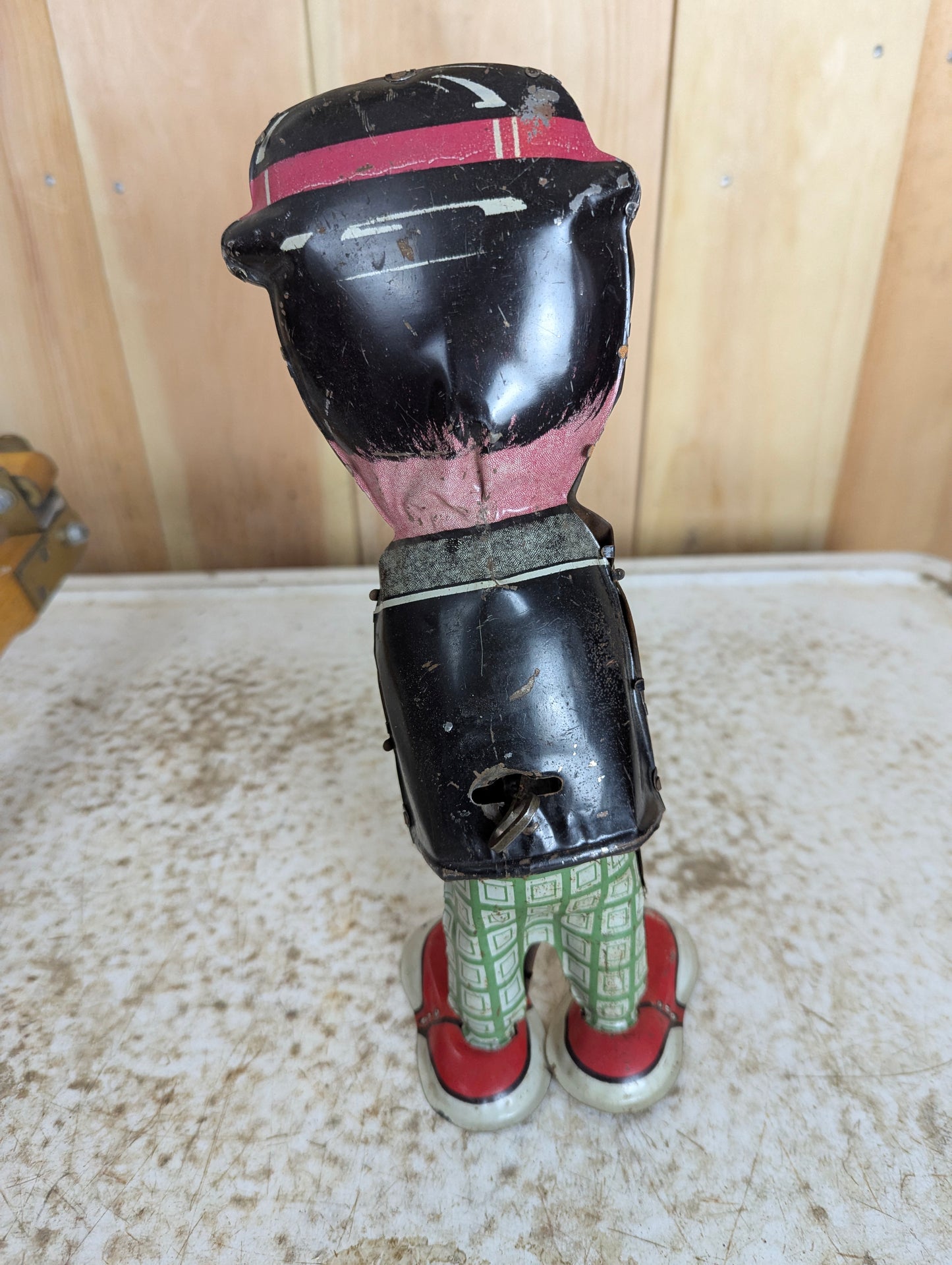 1920’s Marx Harold Lloyd Funny Face Wind Up Tin Toy - view 2