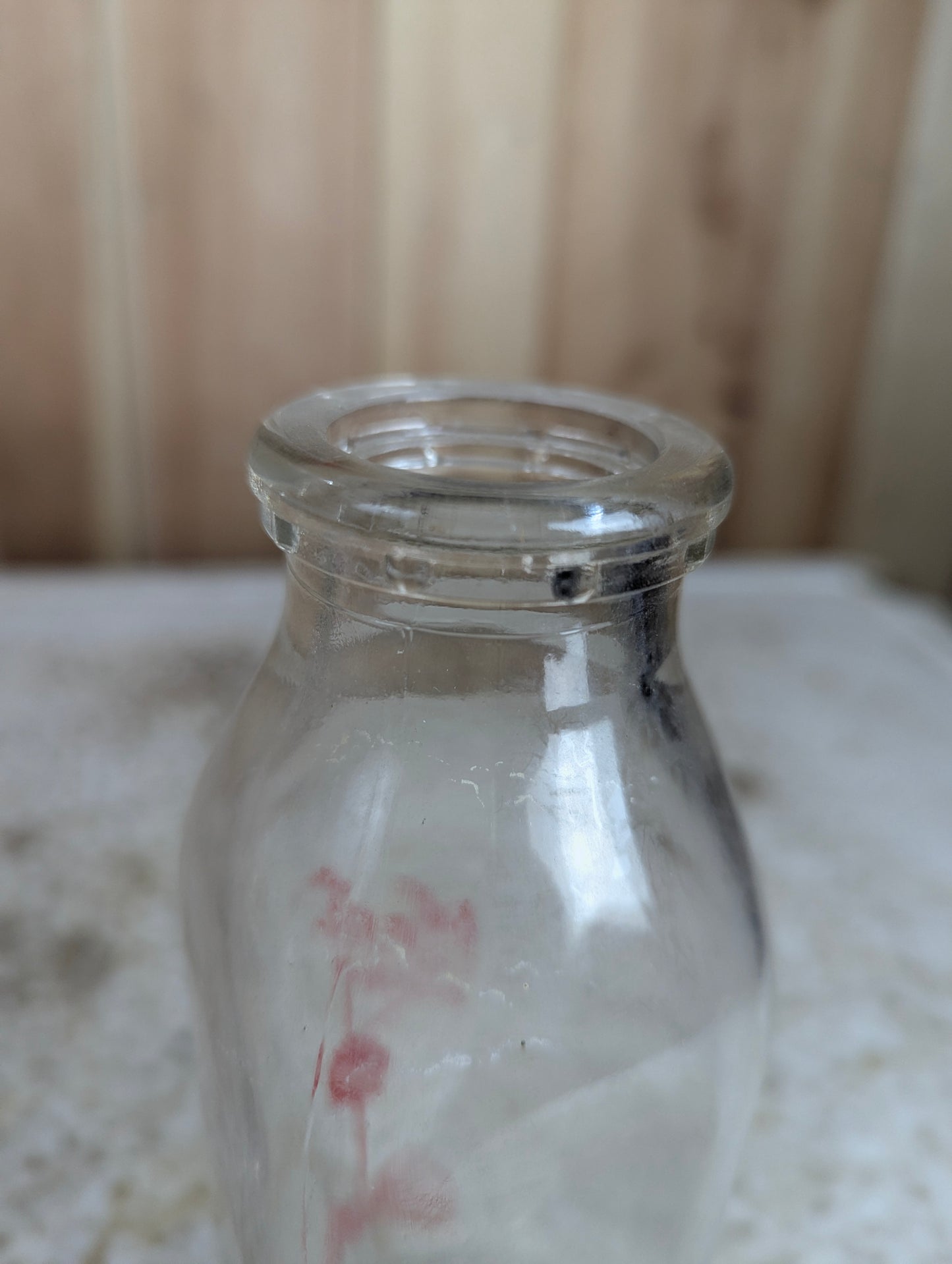 1930’s Kent Dairy Glass Milk Bottle - view 3