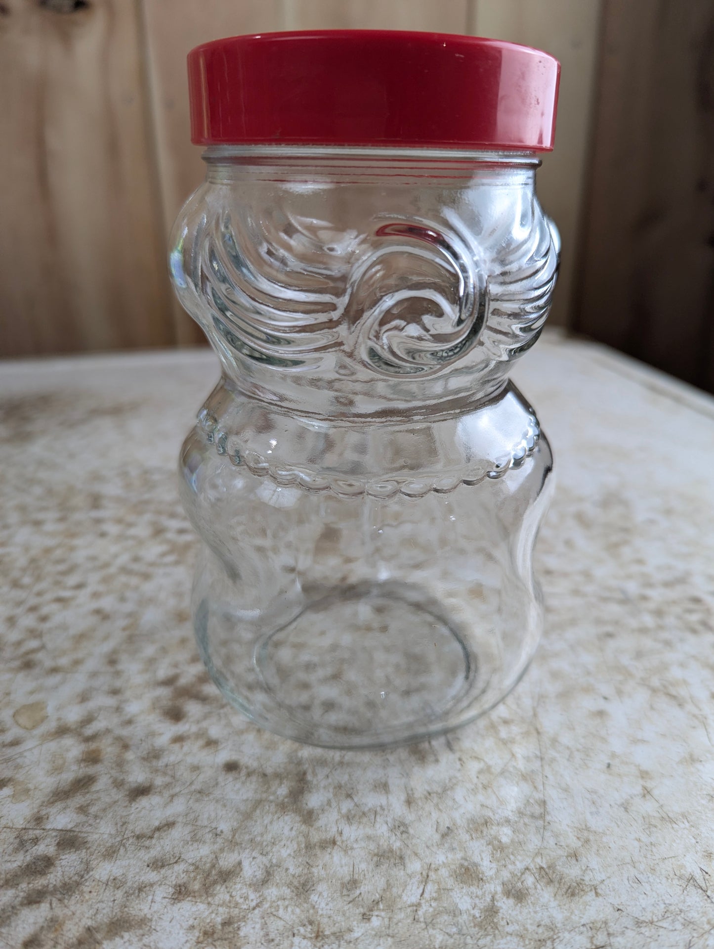 1980s Granny Bear Kraft Peanut Butter Jar with Lid - view 5