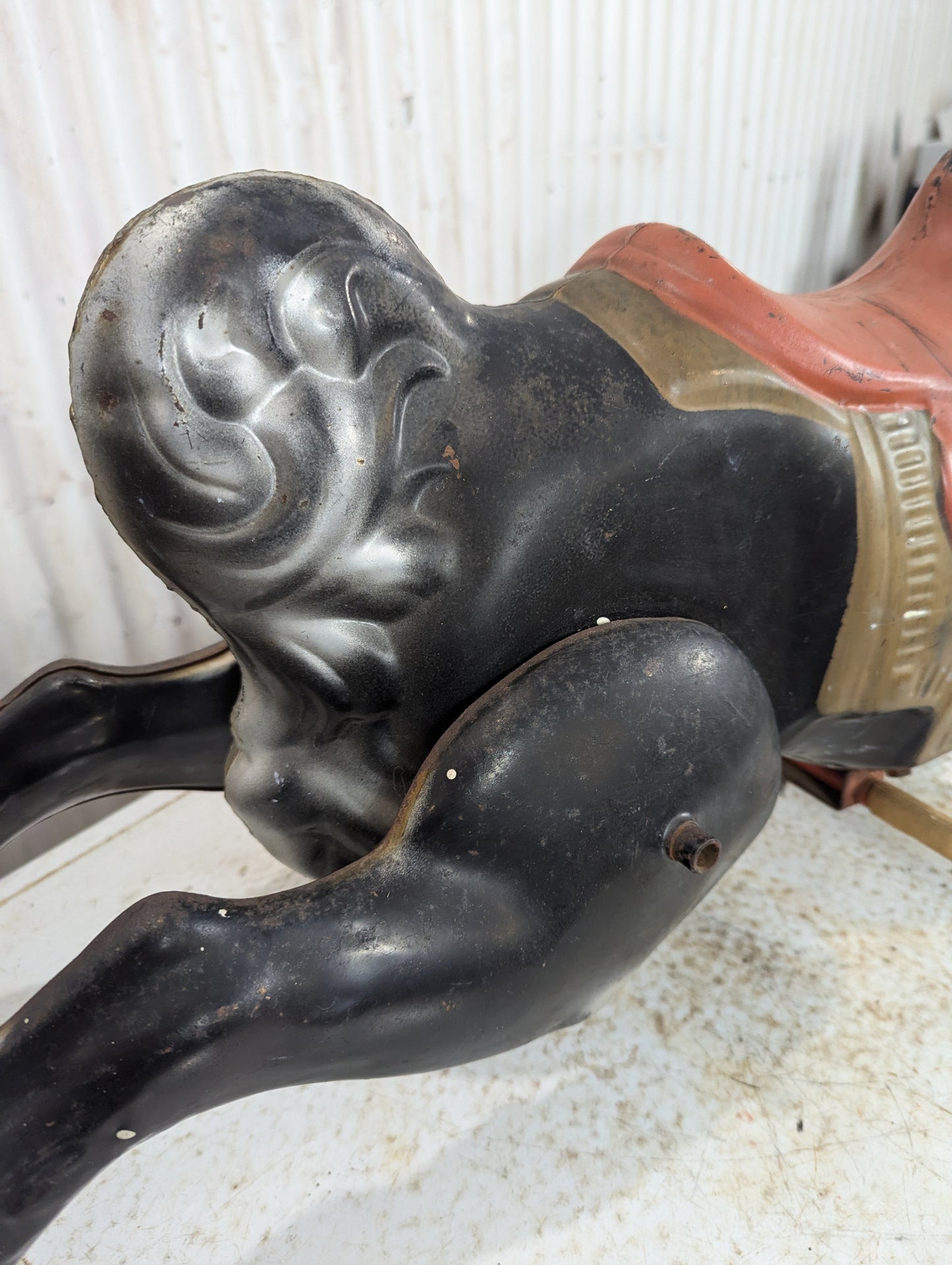 Vintage Metal Horse (missing rocking horse frame)