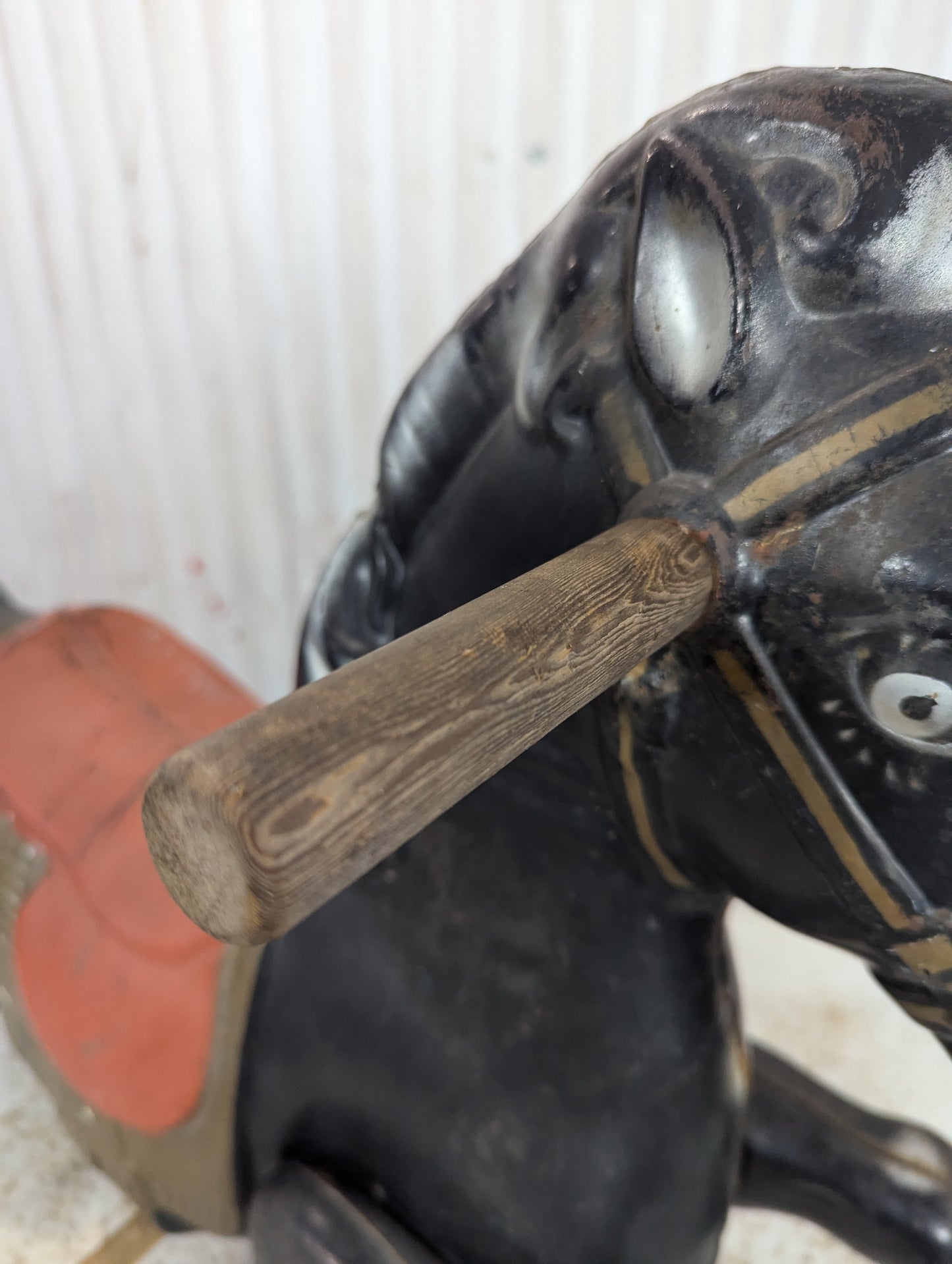 Vintage Metal Horse (missing rocking horse frame)