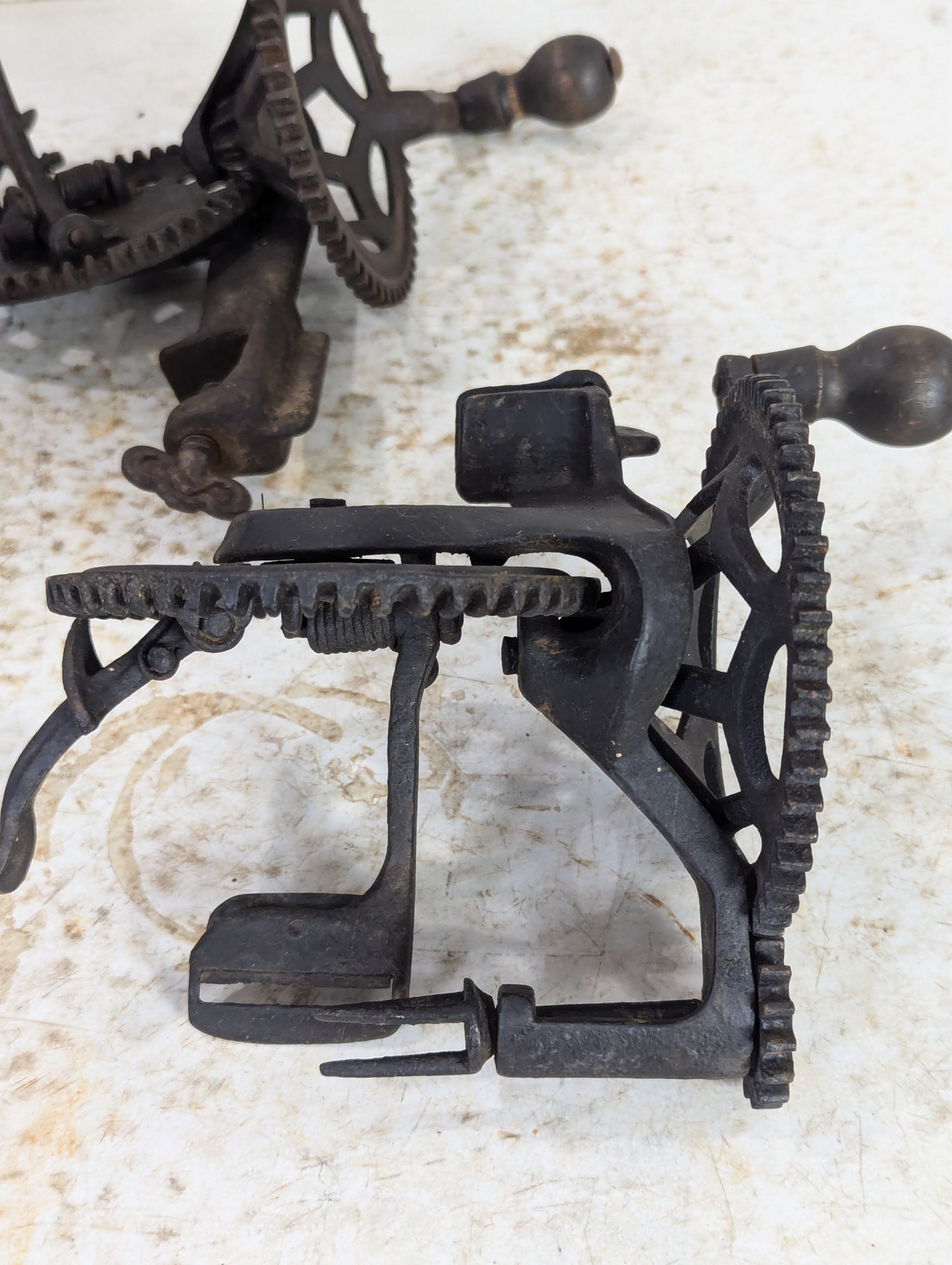 Vintage Cast Iron Apple Peelers