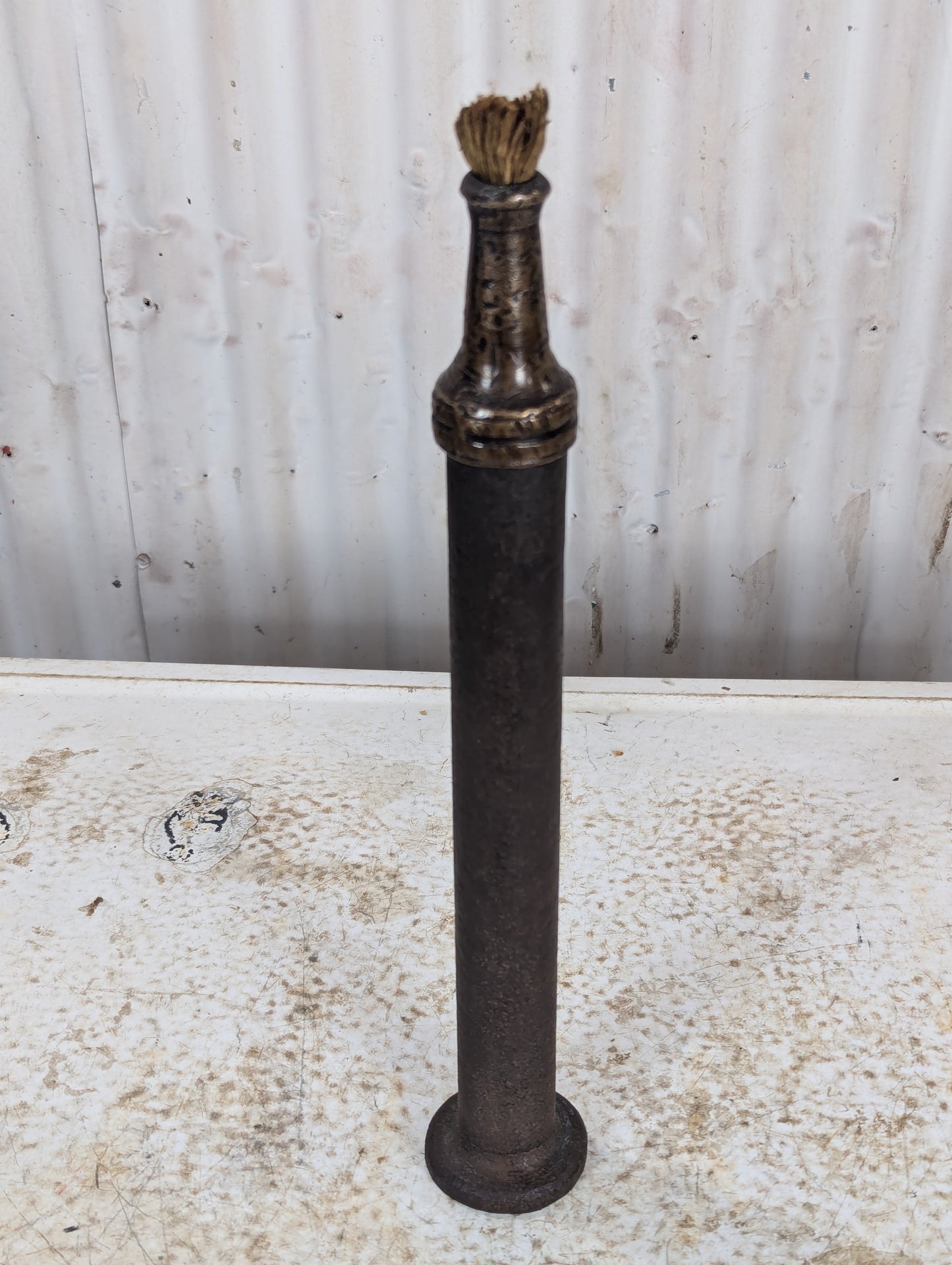 Antique Railroad Hand Held Torch