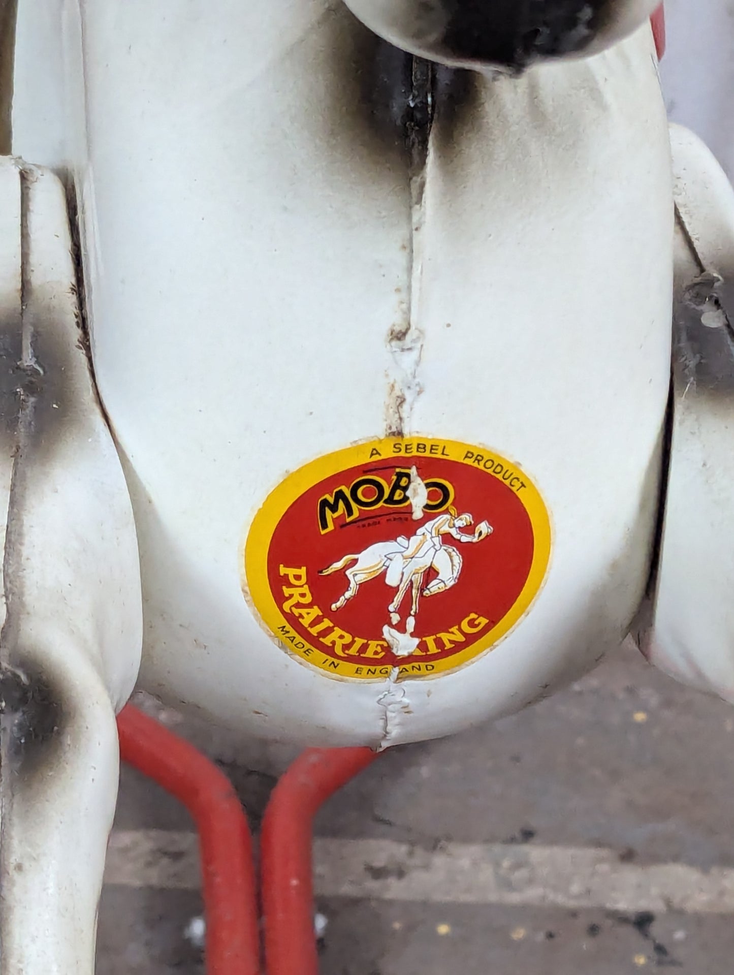 Vintage Mobo Prairie King Metal Rocking Horse