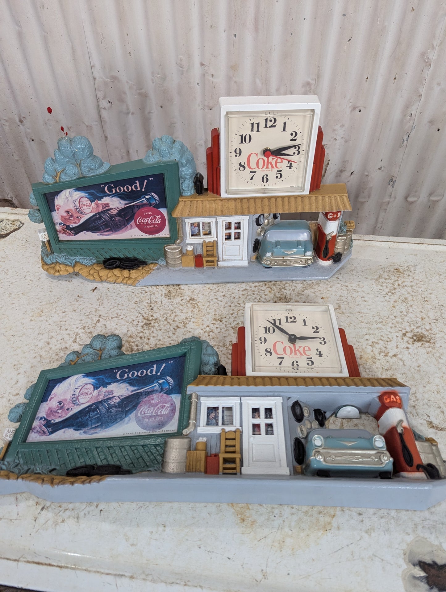 Vintage Collectible Coke Analog Clock
