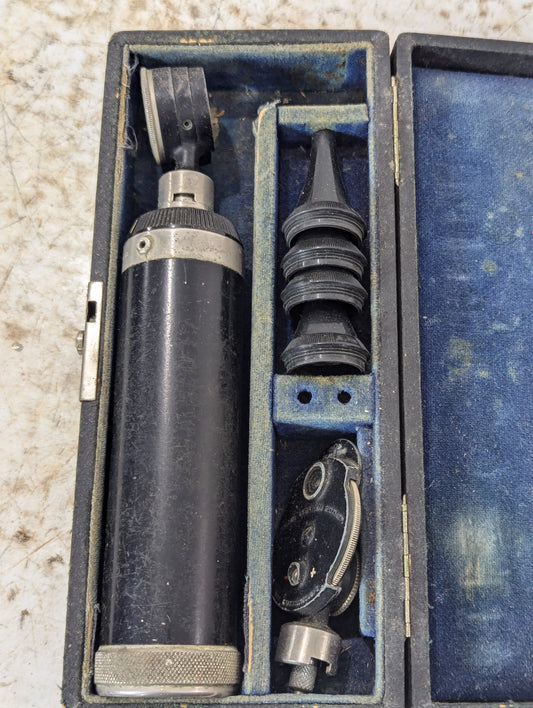 Vintage Wappler Opthalmoscope in Leather Case