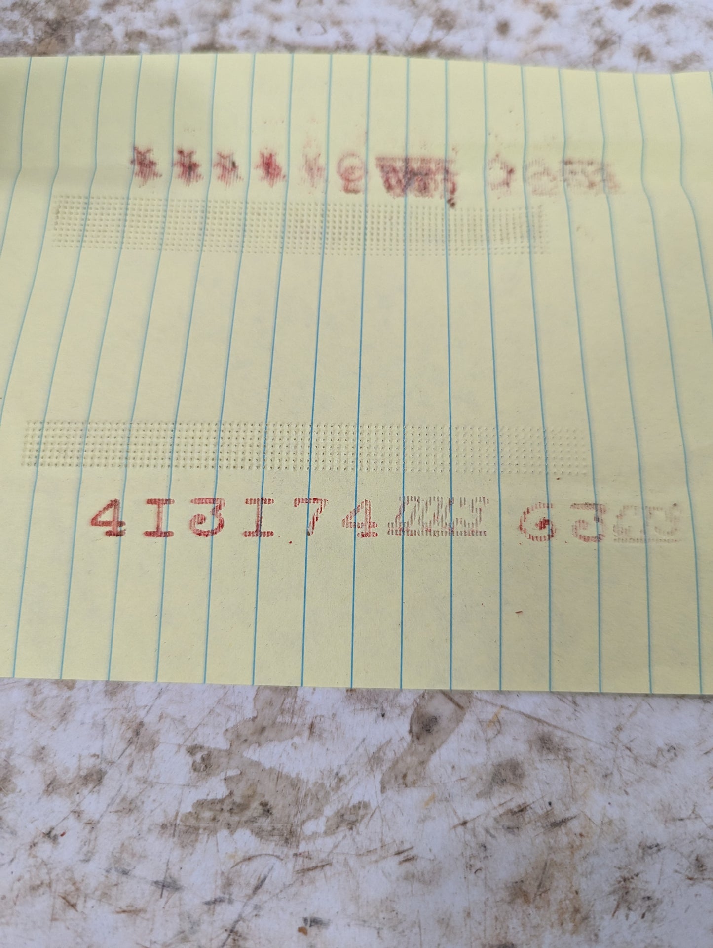 Vintage Safeguard Cheque Writer