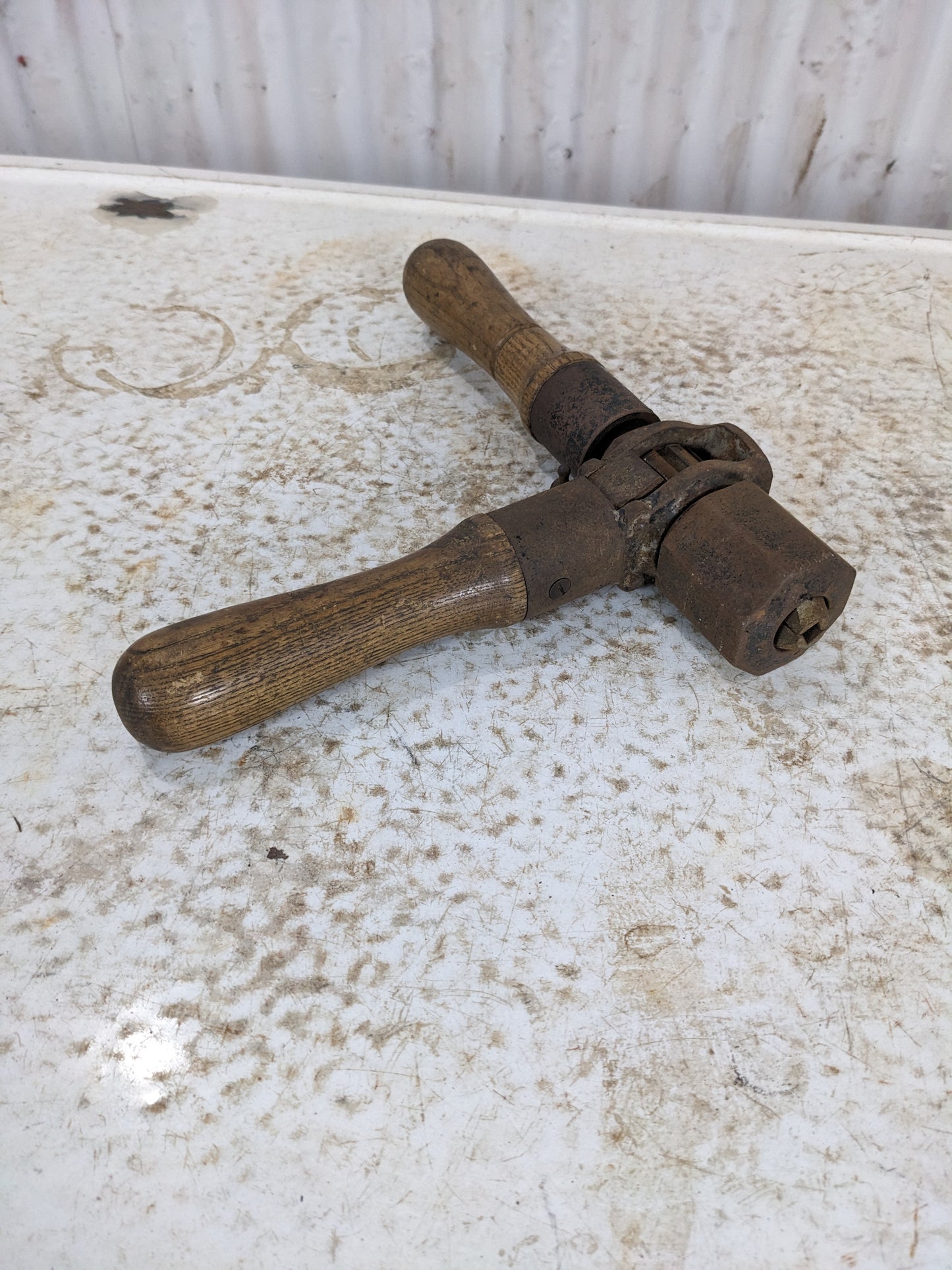 Antique Wooden Drill Reamer