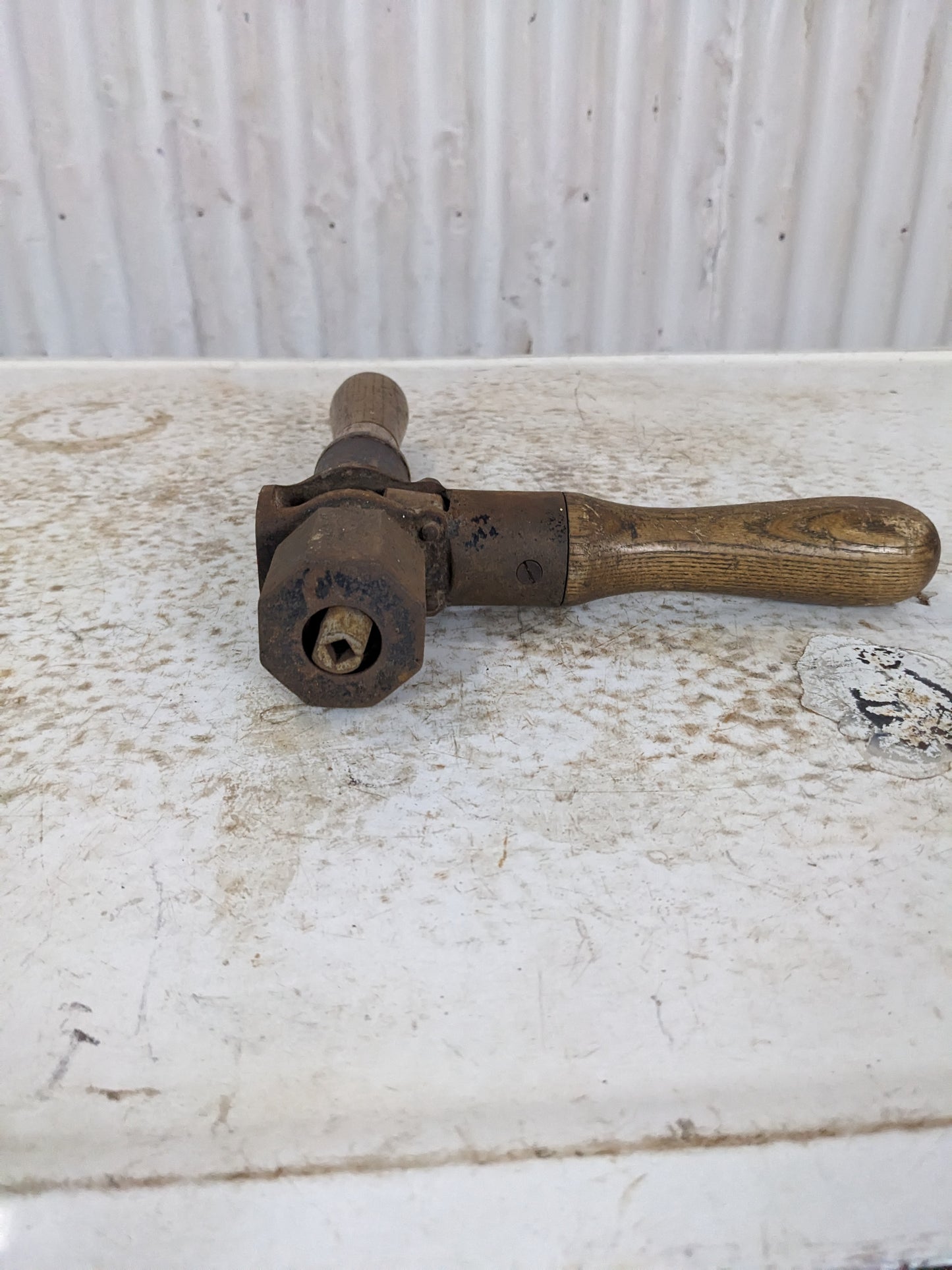Antique Wooden Drill Reamer