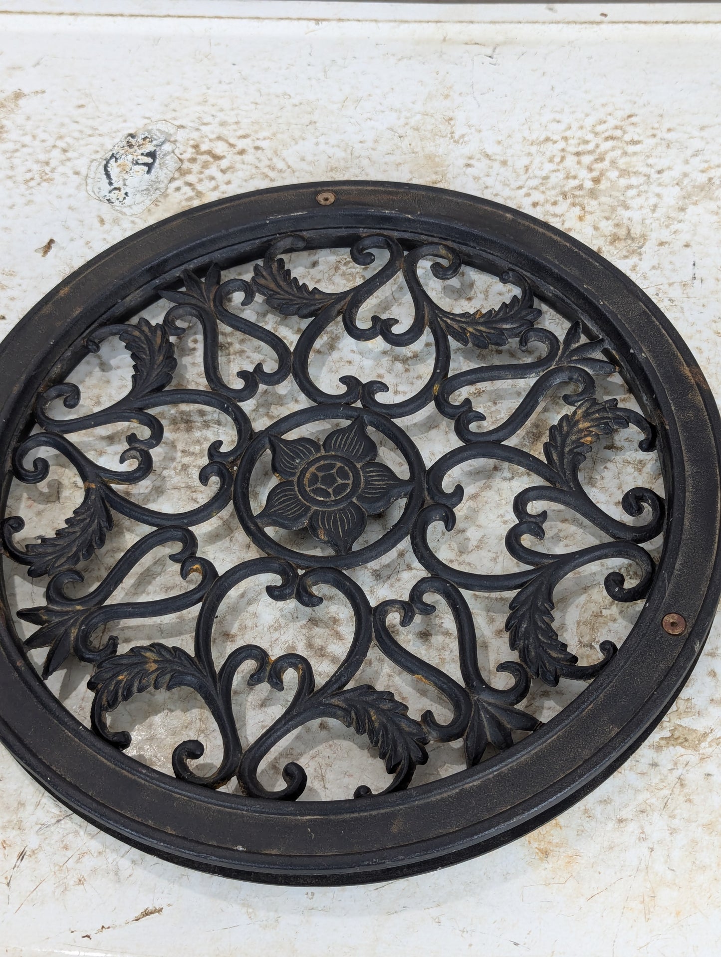 Cast Aluminum Gate Fence Decor Insert