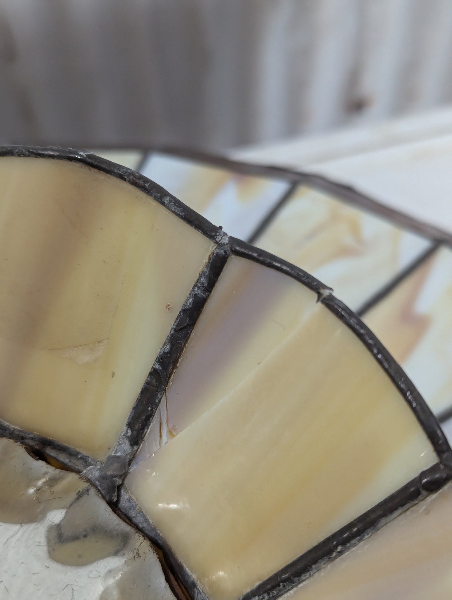 Retro Leaded Glass Hanging Lamp Shade