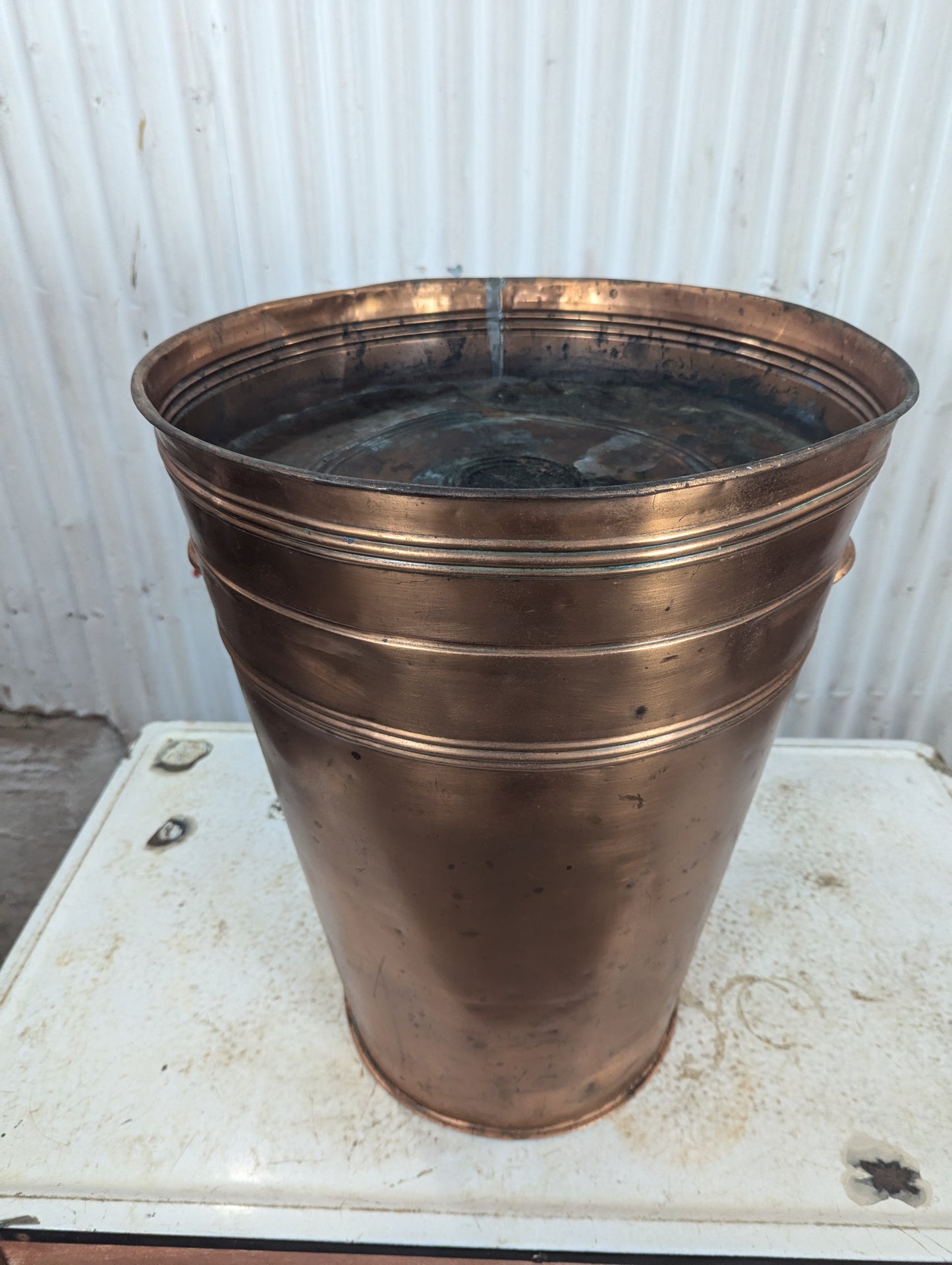 Copper Planter Stand