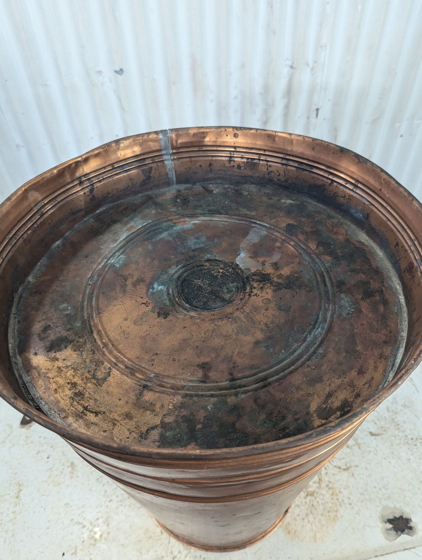 Copper Planter Stand
