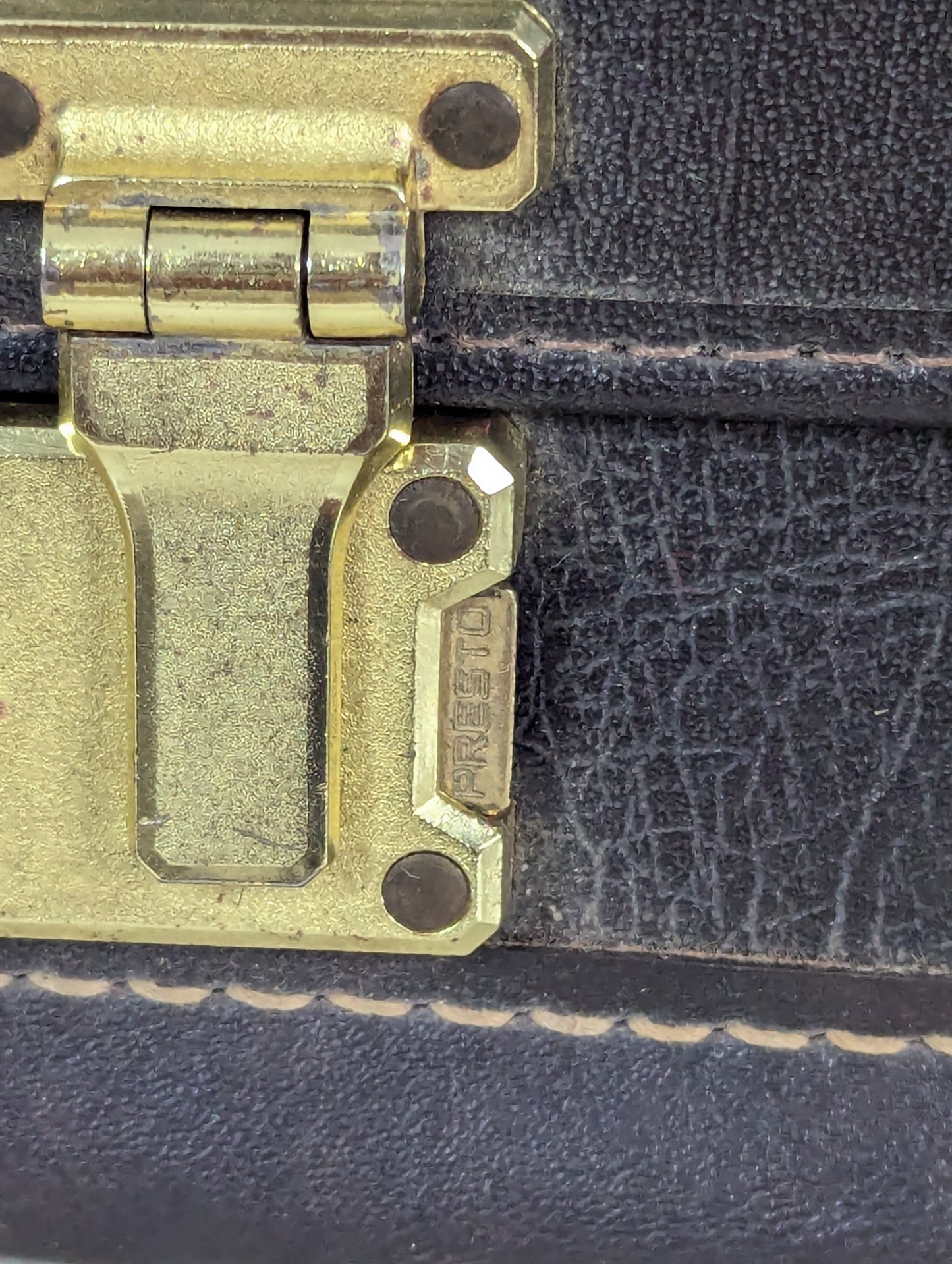 Vintage Presto Salesman Leather Case