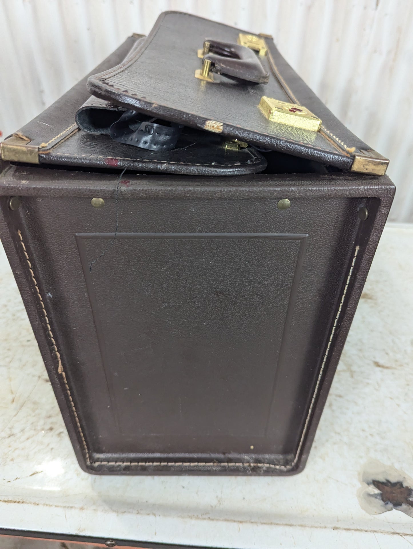 Vintage Presto Salesman Leather Case