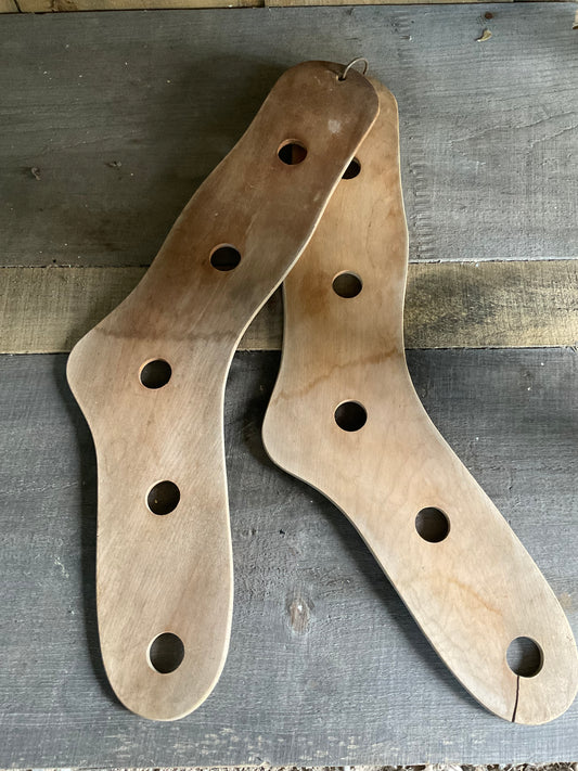 Pair of Vintage Wooden Sock Stretchers