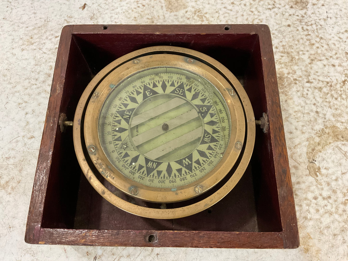Early 1900’s John Leckie Ltd Nautical Compass