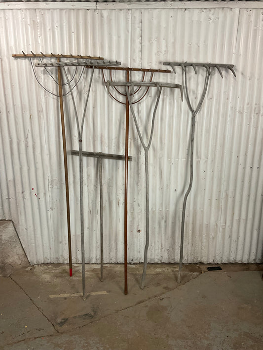 Vintage Wooden Rakes