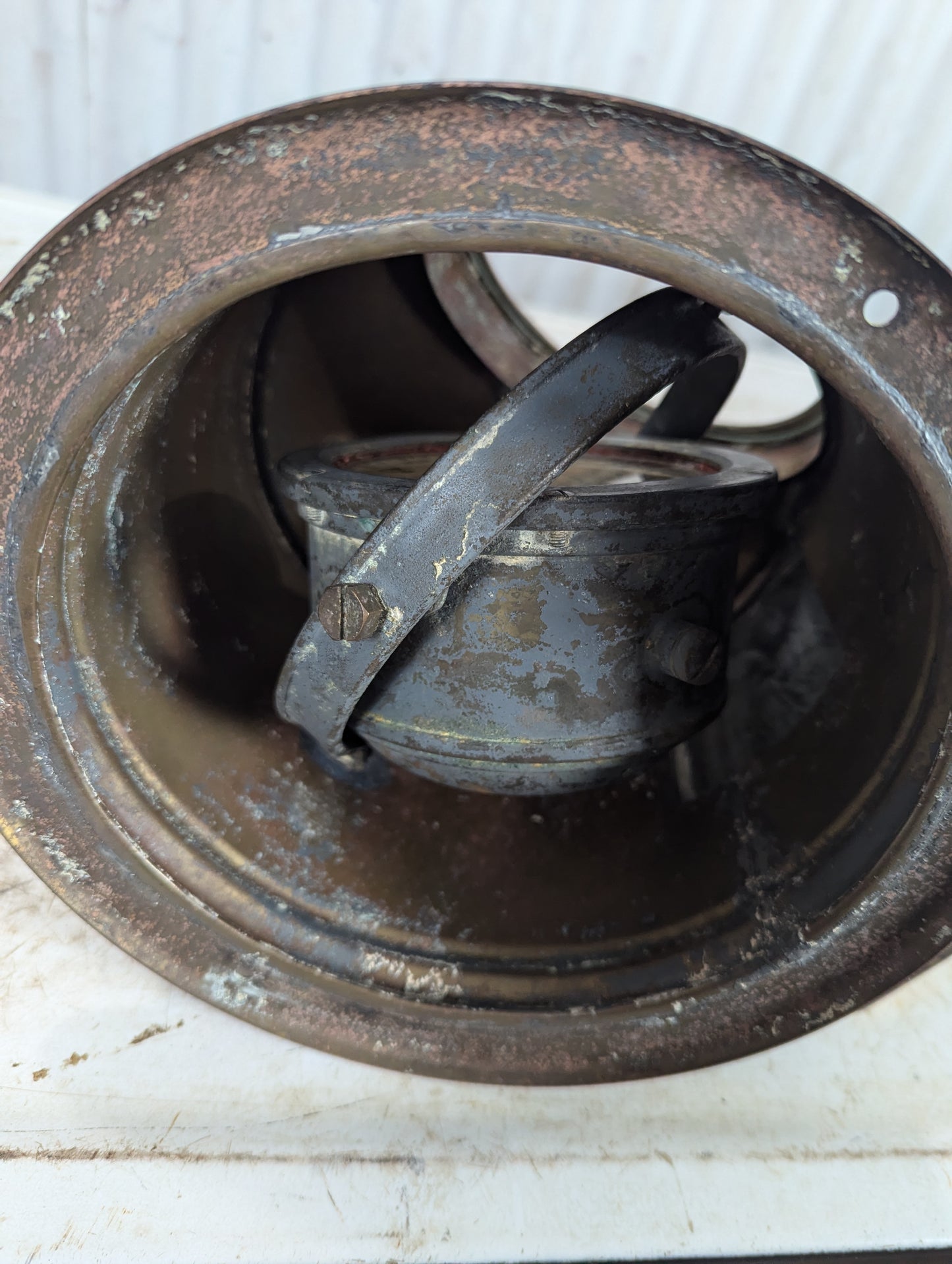 Vintage Brass Lifeboat Binnacle