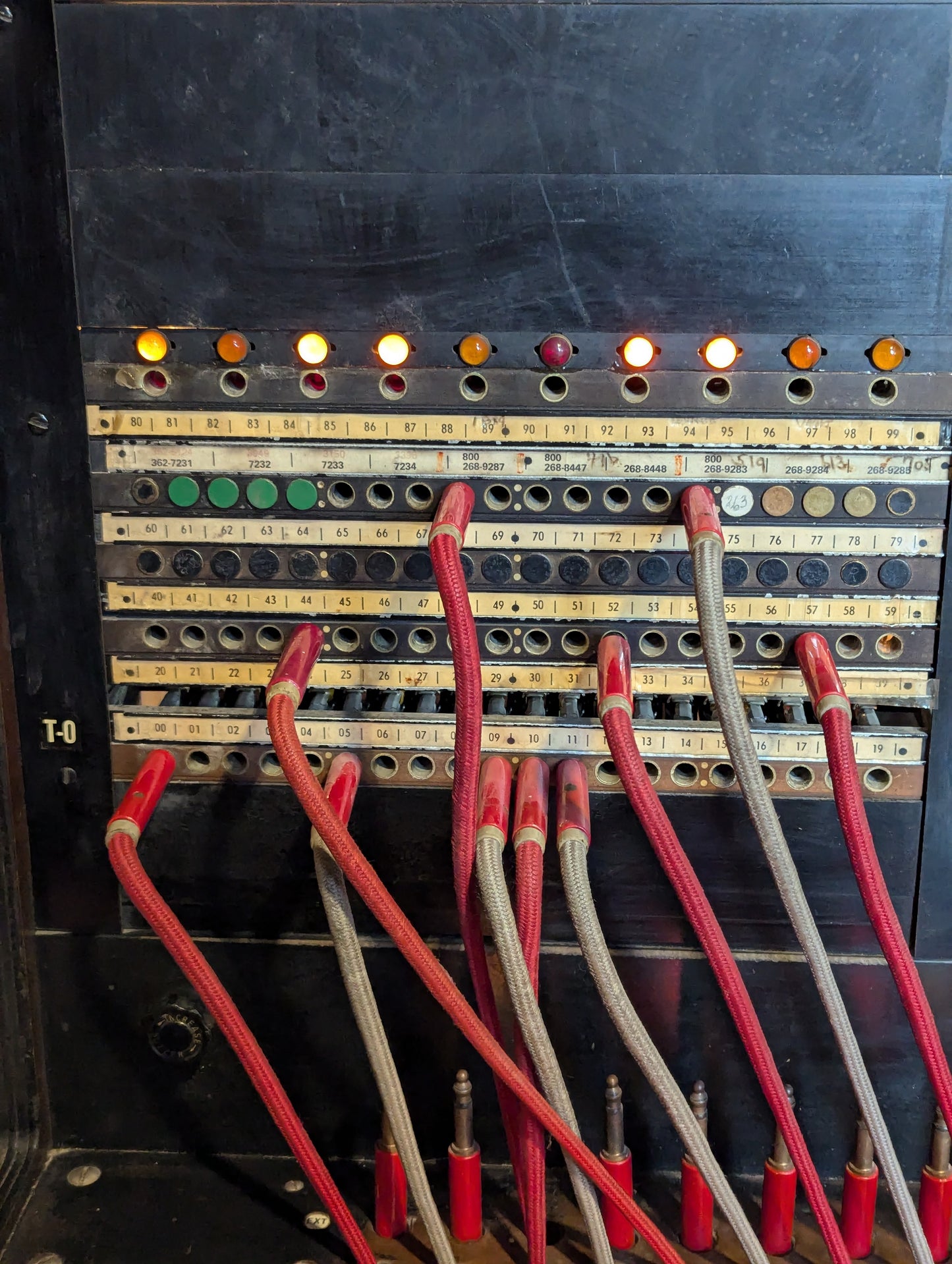 Vintage Northern Electric Operator Switchboard