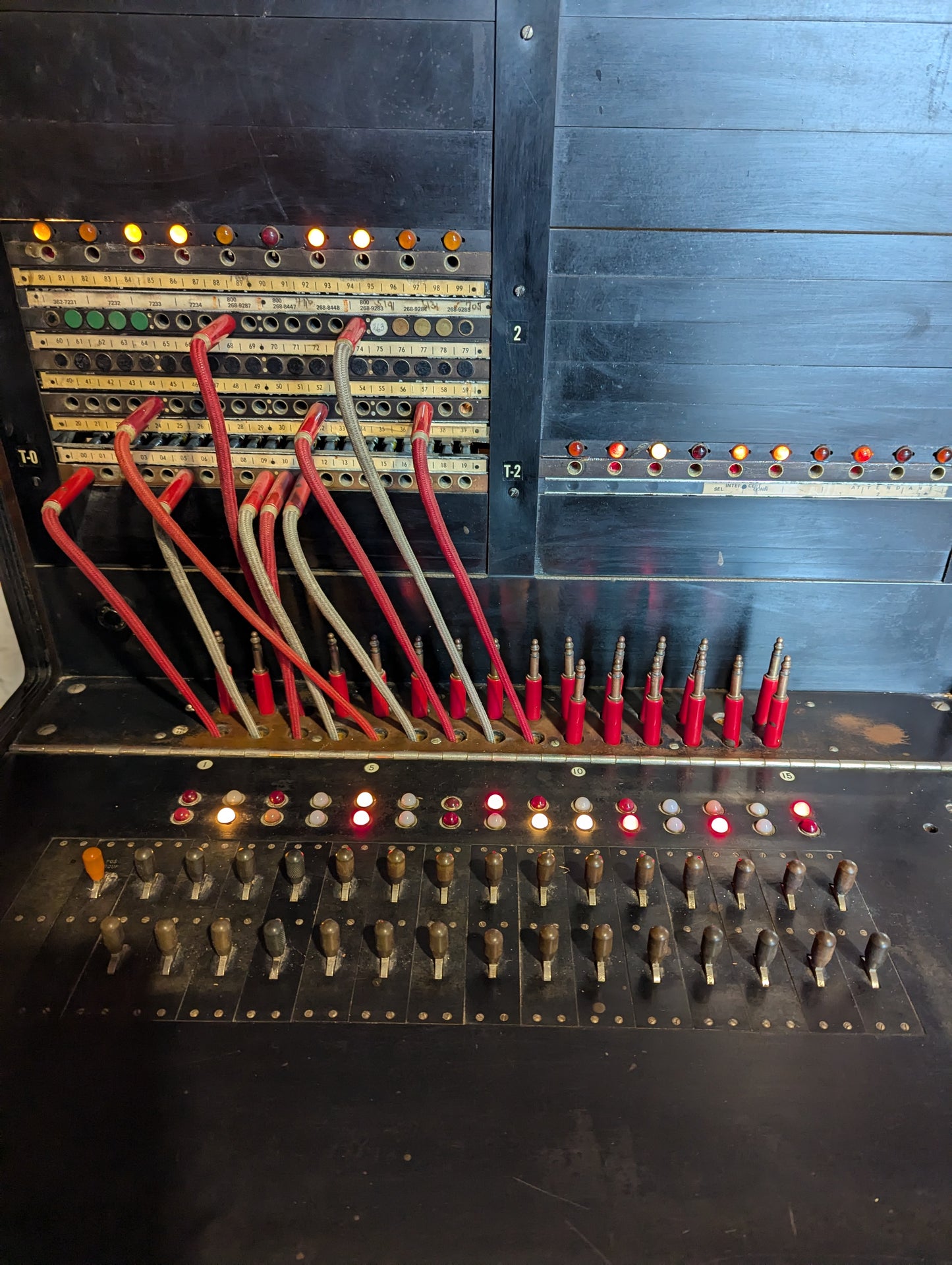 Vintage Northern Electric Operator Switchboard