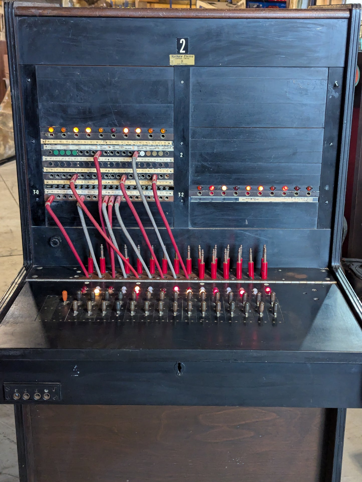 Vintage Northern Electric Operator Switchboard