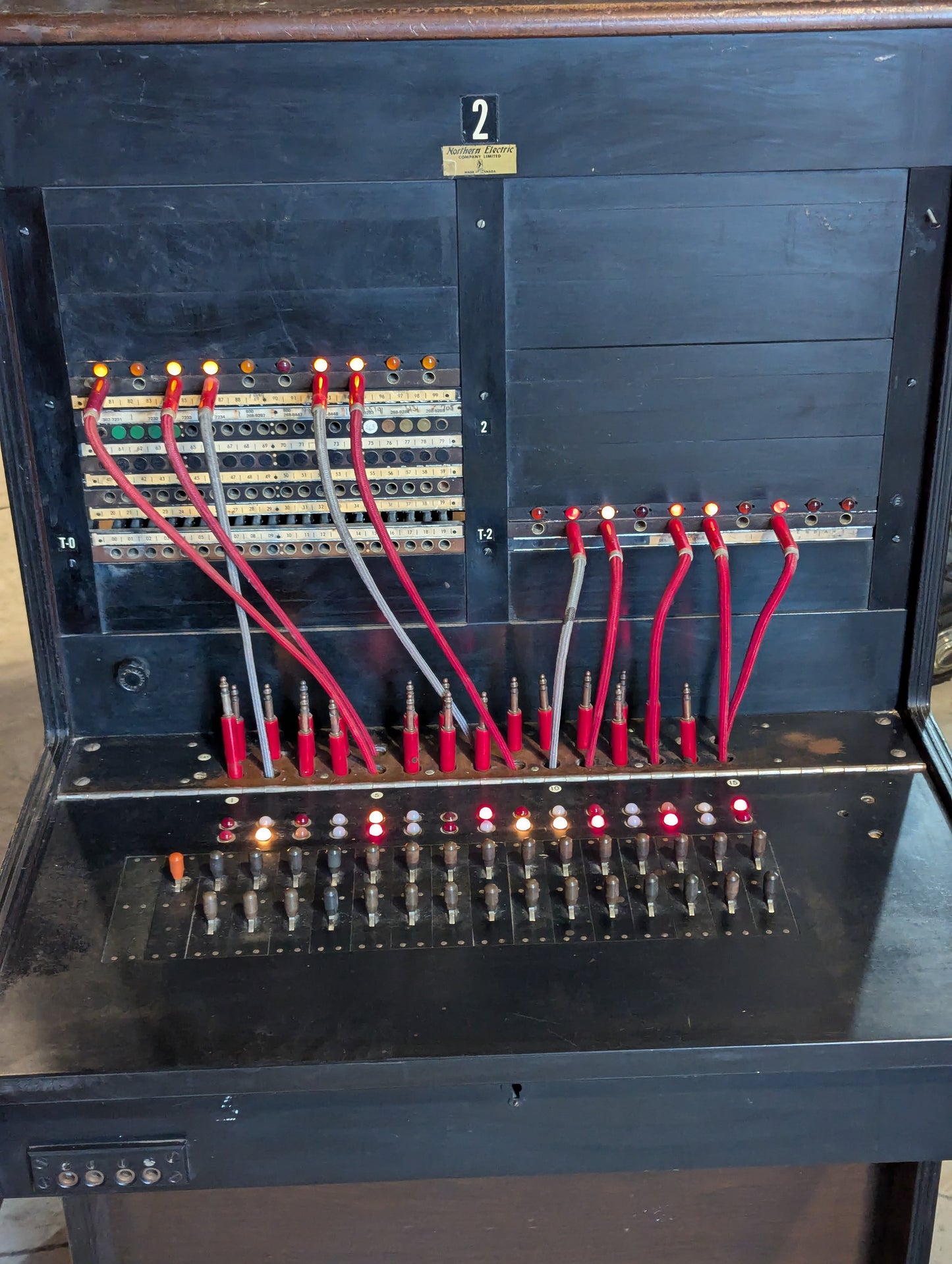 Vintage Northern Electric Operator Switchboard