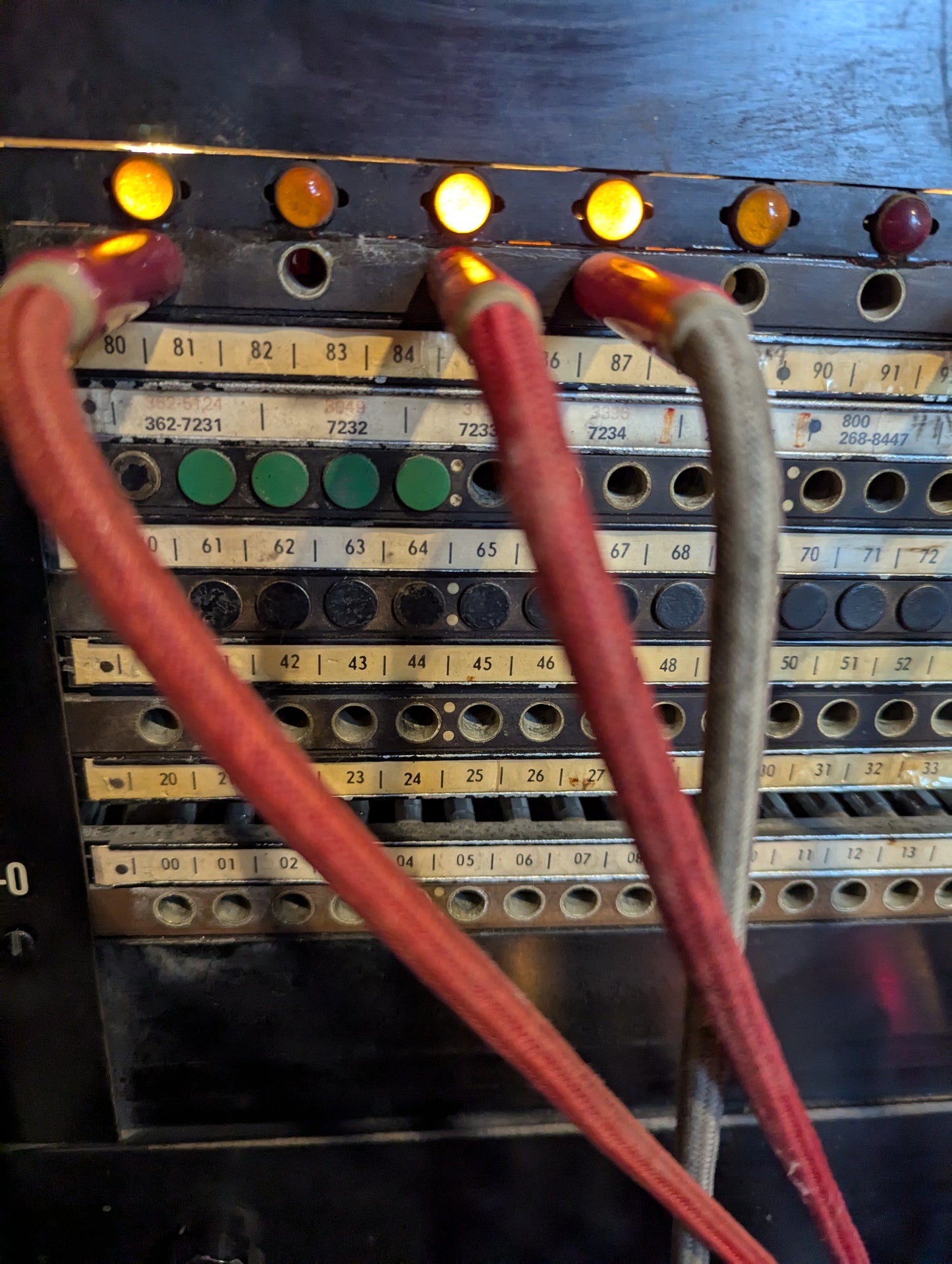 Vintage Northern Electric Operator Switchboard