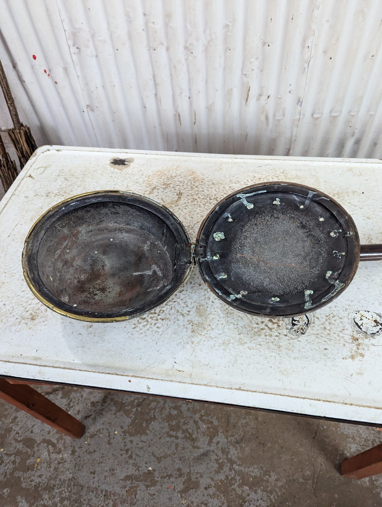 Antique Copper Roaster