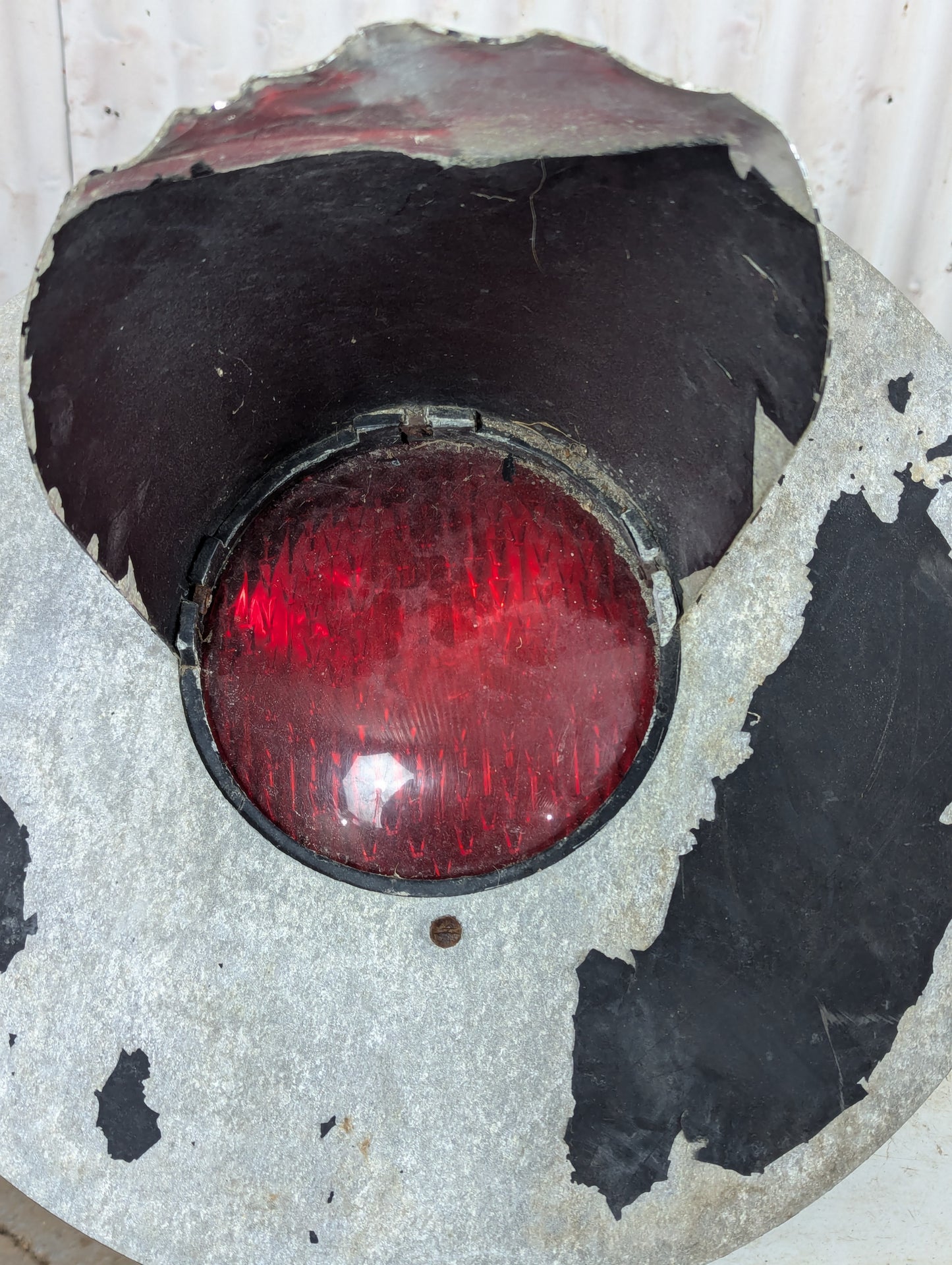 Set of Vintage Railroad Crossing Lights