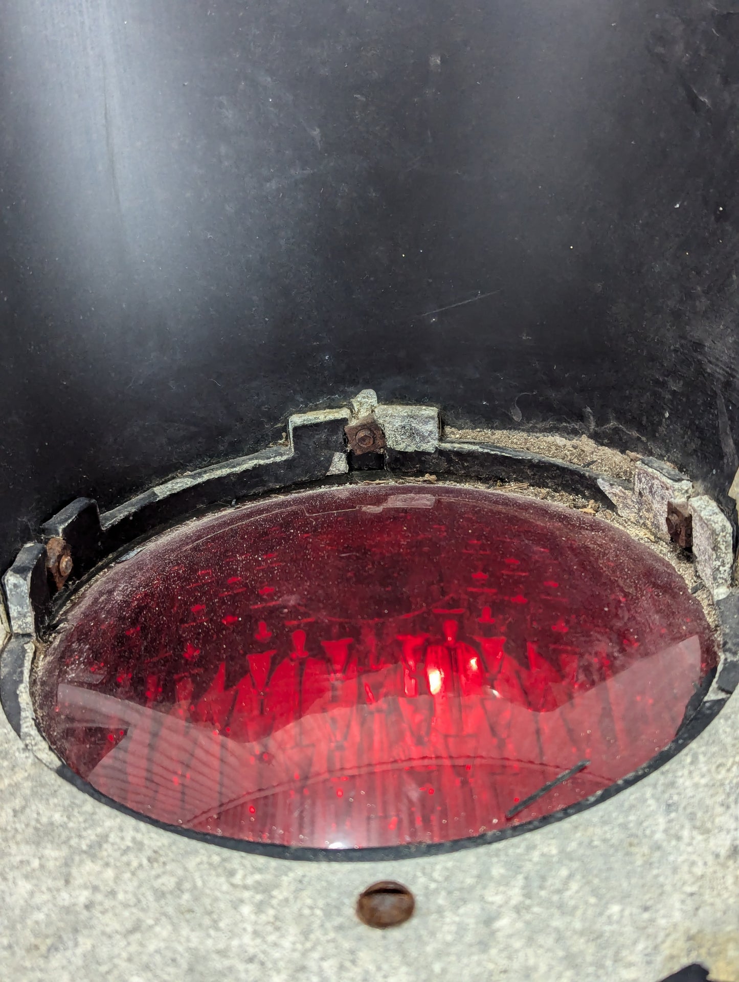 Set of Vintage Railroad Crossing Lights