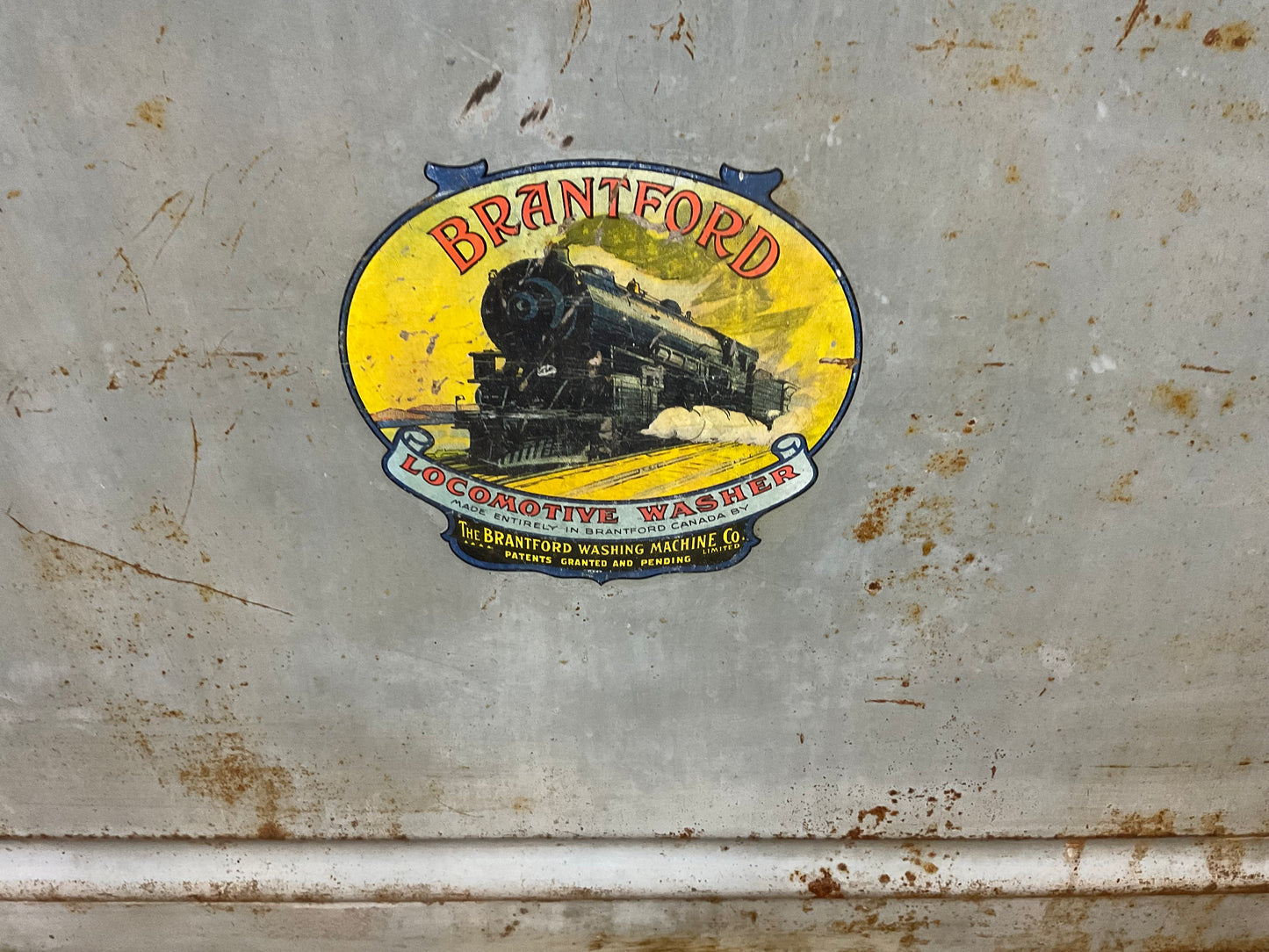 Antique Brantford Locomotive Electric Washer
