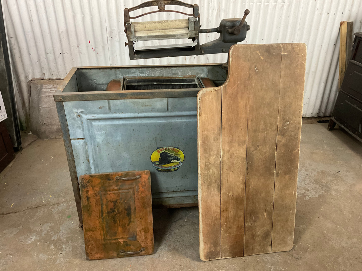 Antique Brantford Locomotive Electric Washer