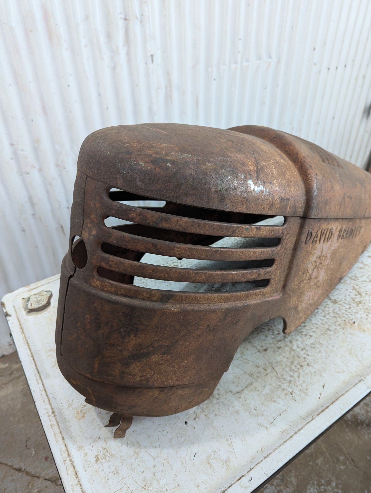 Vintage David Bradley Tractor Hood
